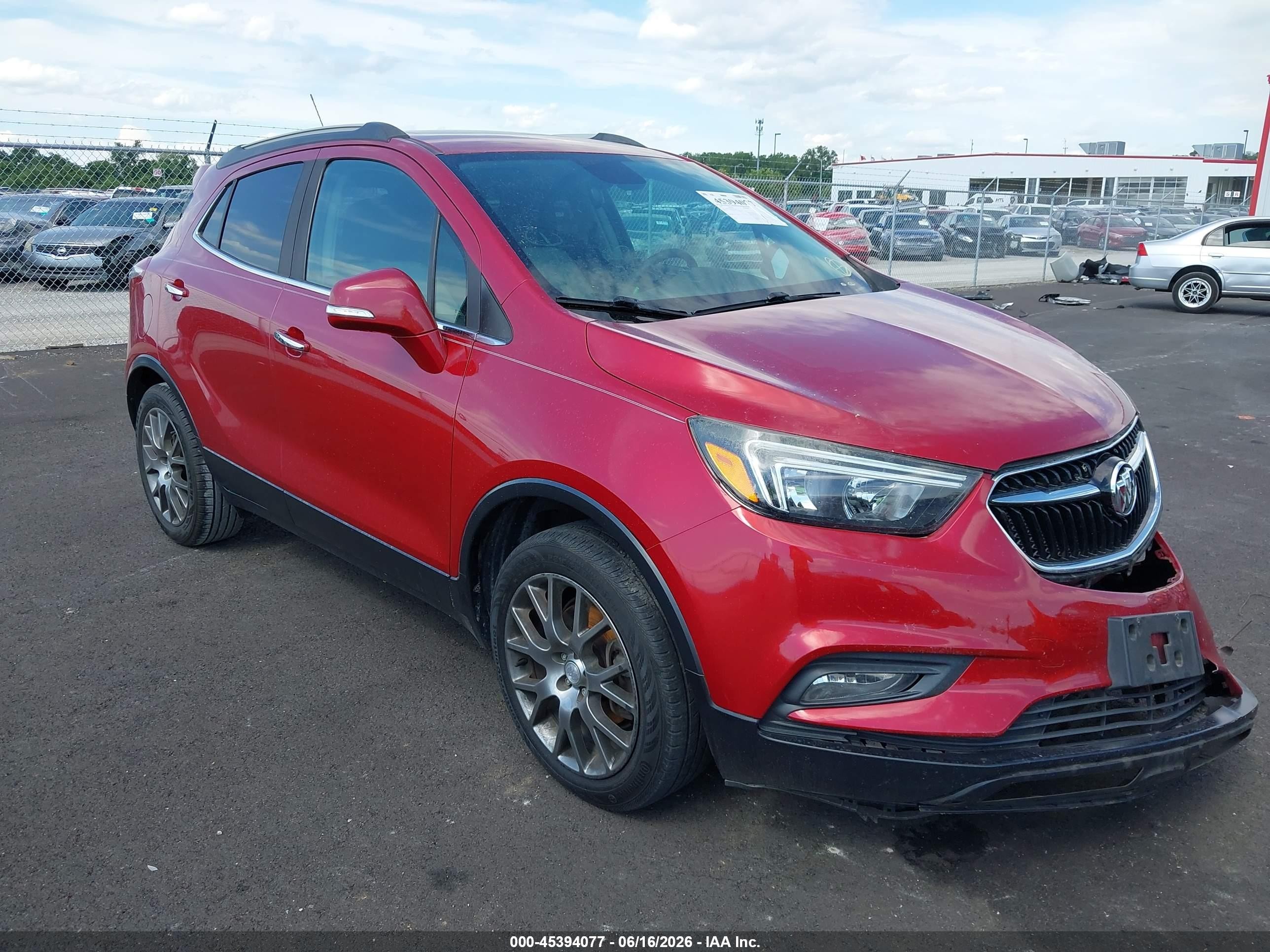 2017 Buick Encore Sport Touring, VIN KL4CJ1SBXHB127542 — Front end