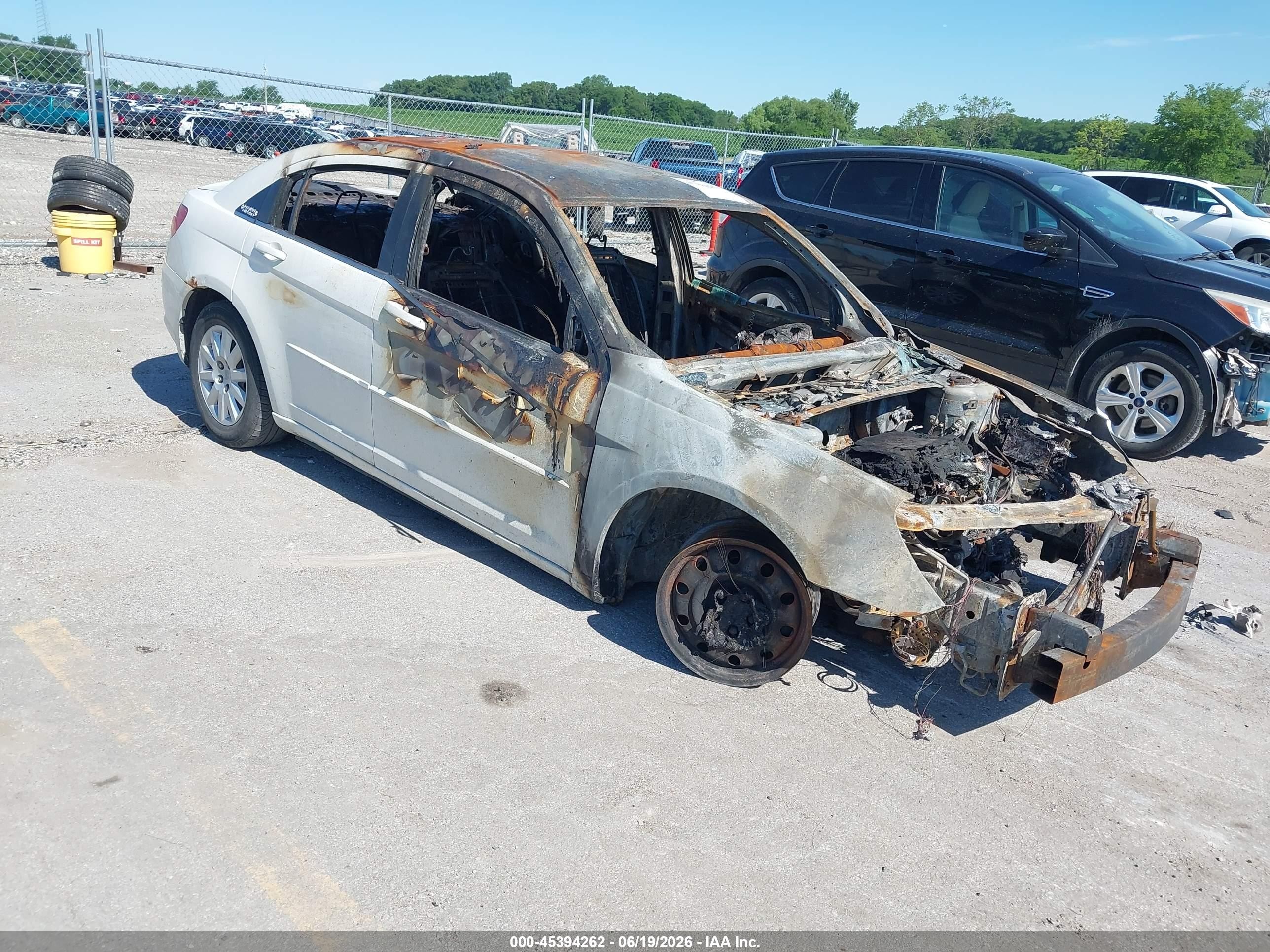 2008 Chrysler Sebring LX, VIN 1C3LC46K18N186638 — Burn