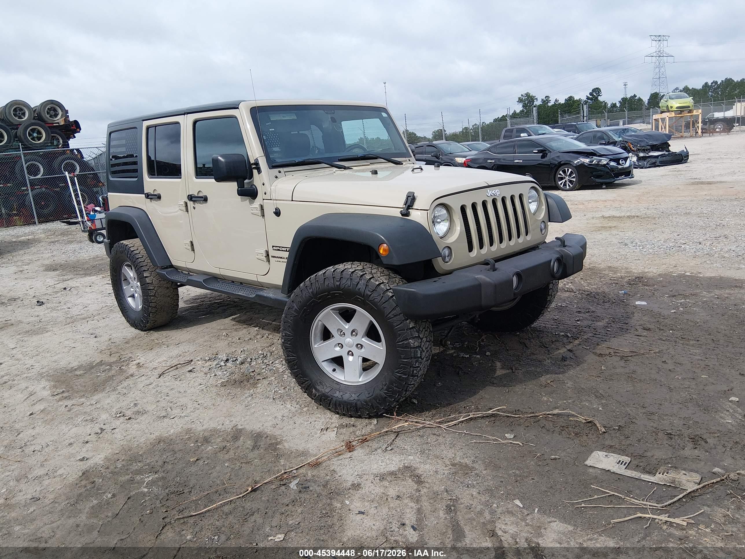 2018 Jeep Wrangler Unlimited Sport S, VIN 1C4BJWDG9JL912657 — Undercarriage