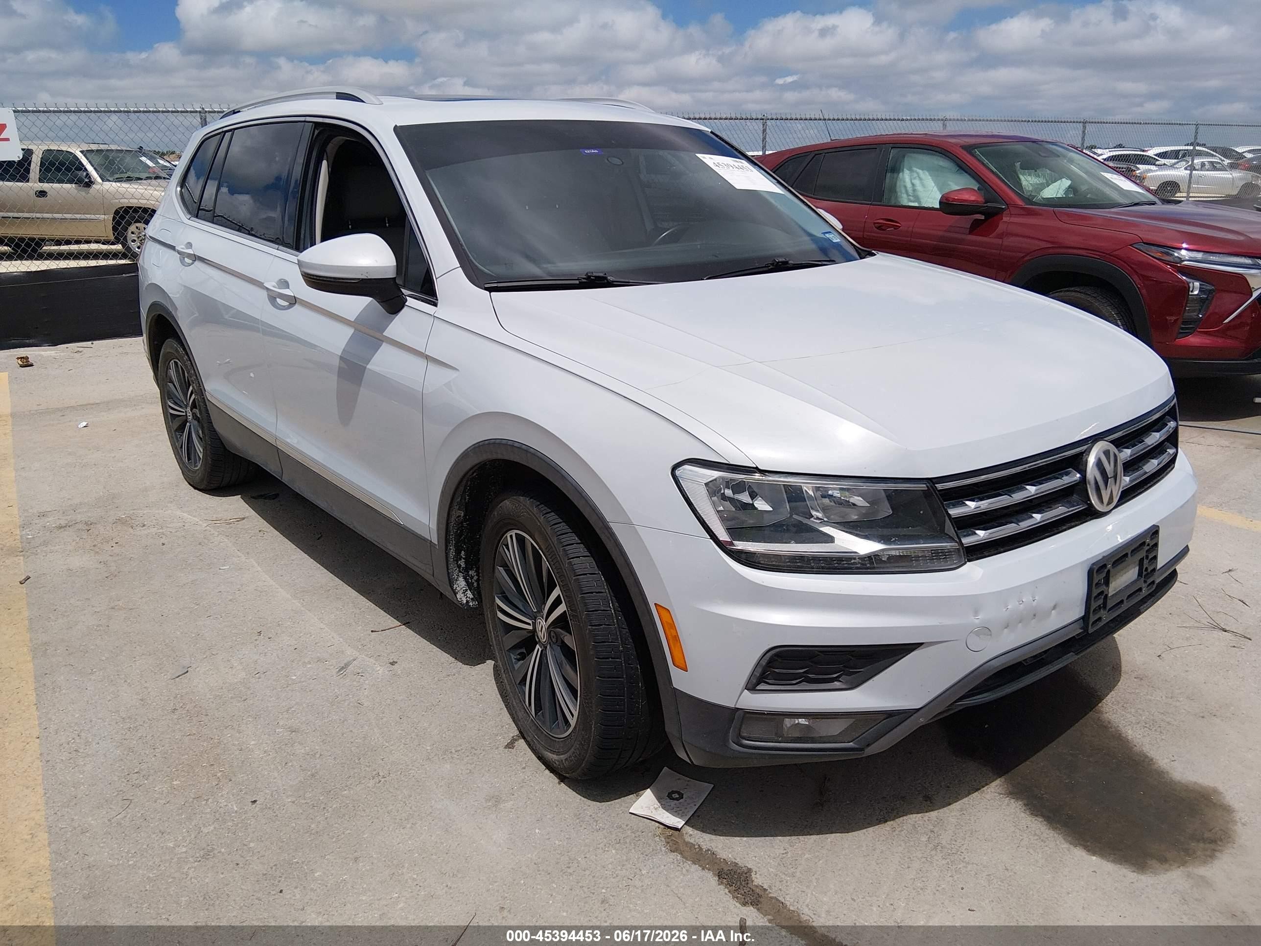 2018 Volkswagen Tiguan SEL, VIN 3VV3B7AX4JM008386 — Water / flood