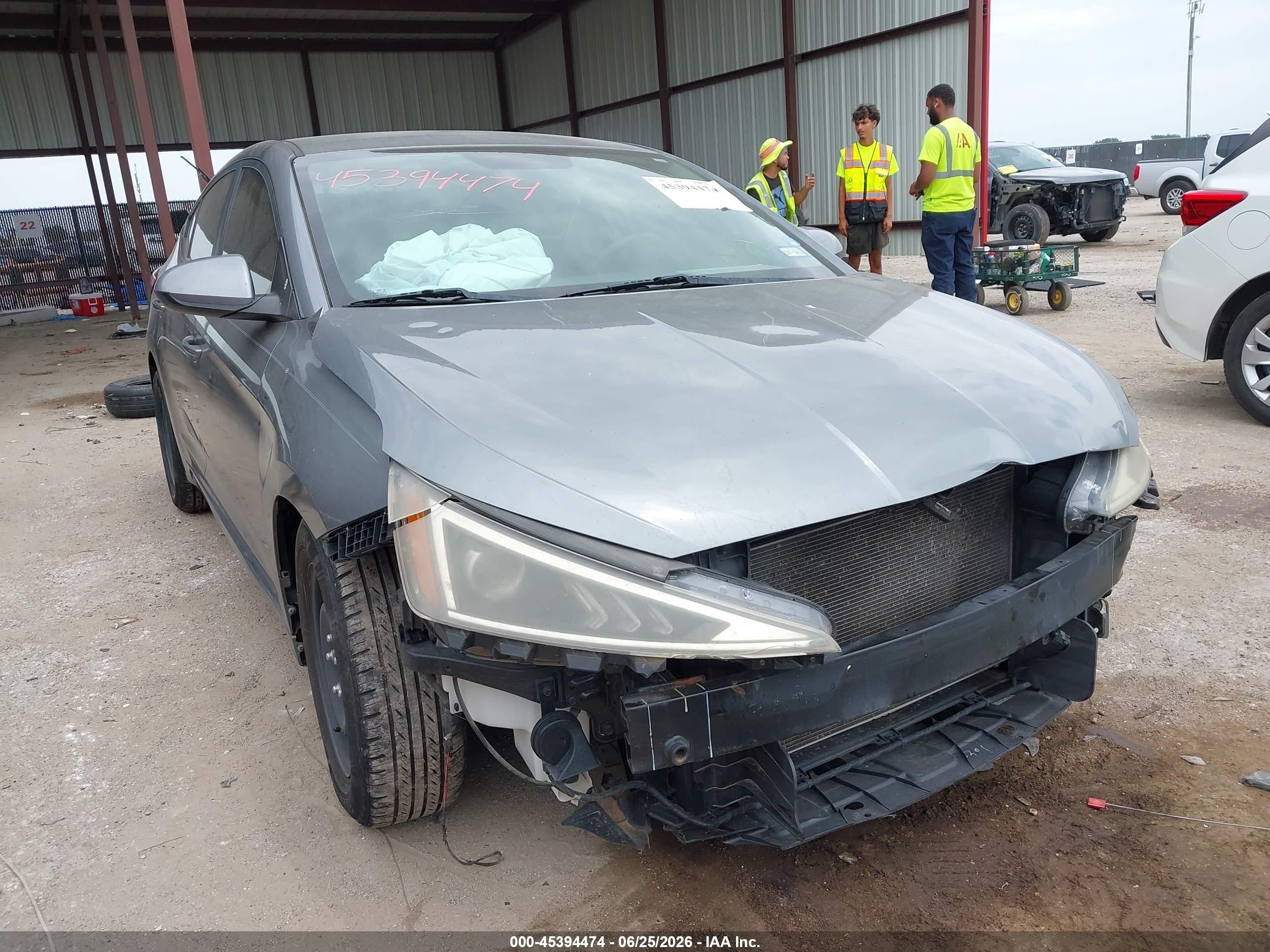 2019 Hyundai Elantra SE, VIN KMHD74LF0KU793845 — Front end