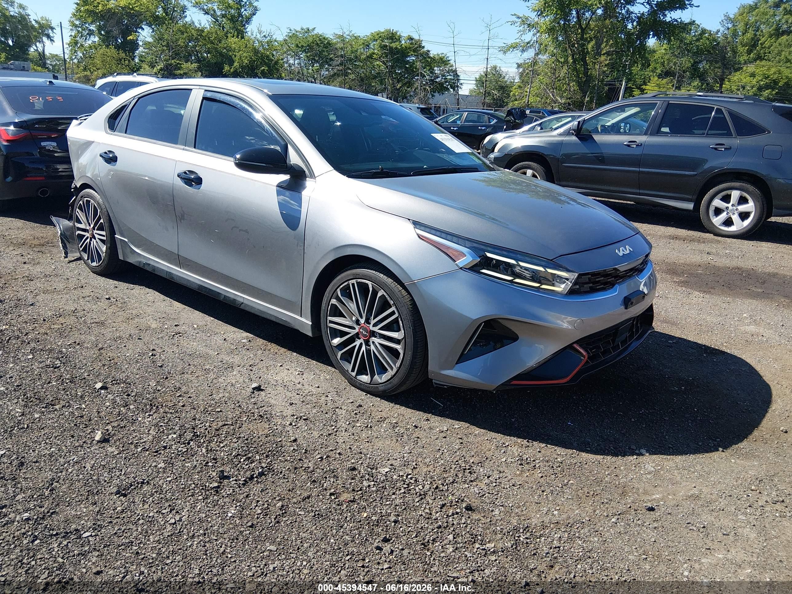 2022 Kia Forte GT, VIN 3KPF44AC2NE473217 — Rear end