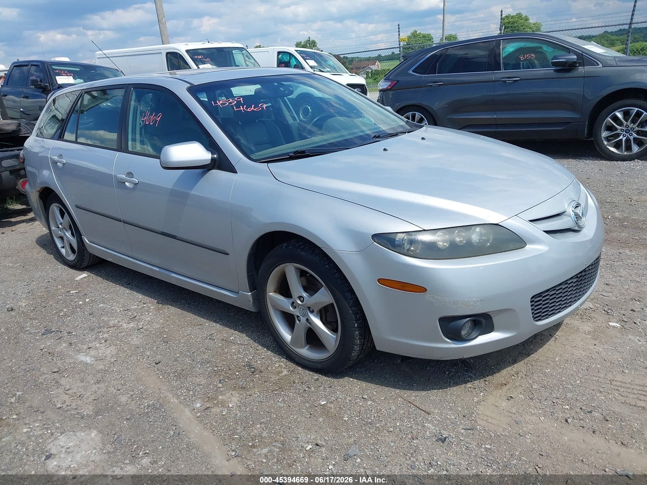 2007 Mazda 6, VIN 1YVHP83D375M09077 — Not stated