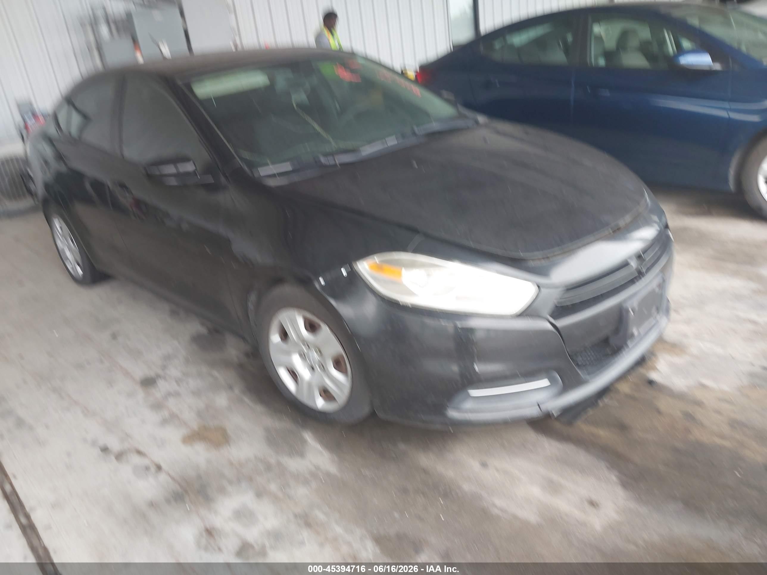 2016 Dodge Dart SE, VIN 1C3CDFAA6GD517466 — Water / flood