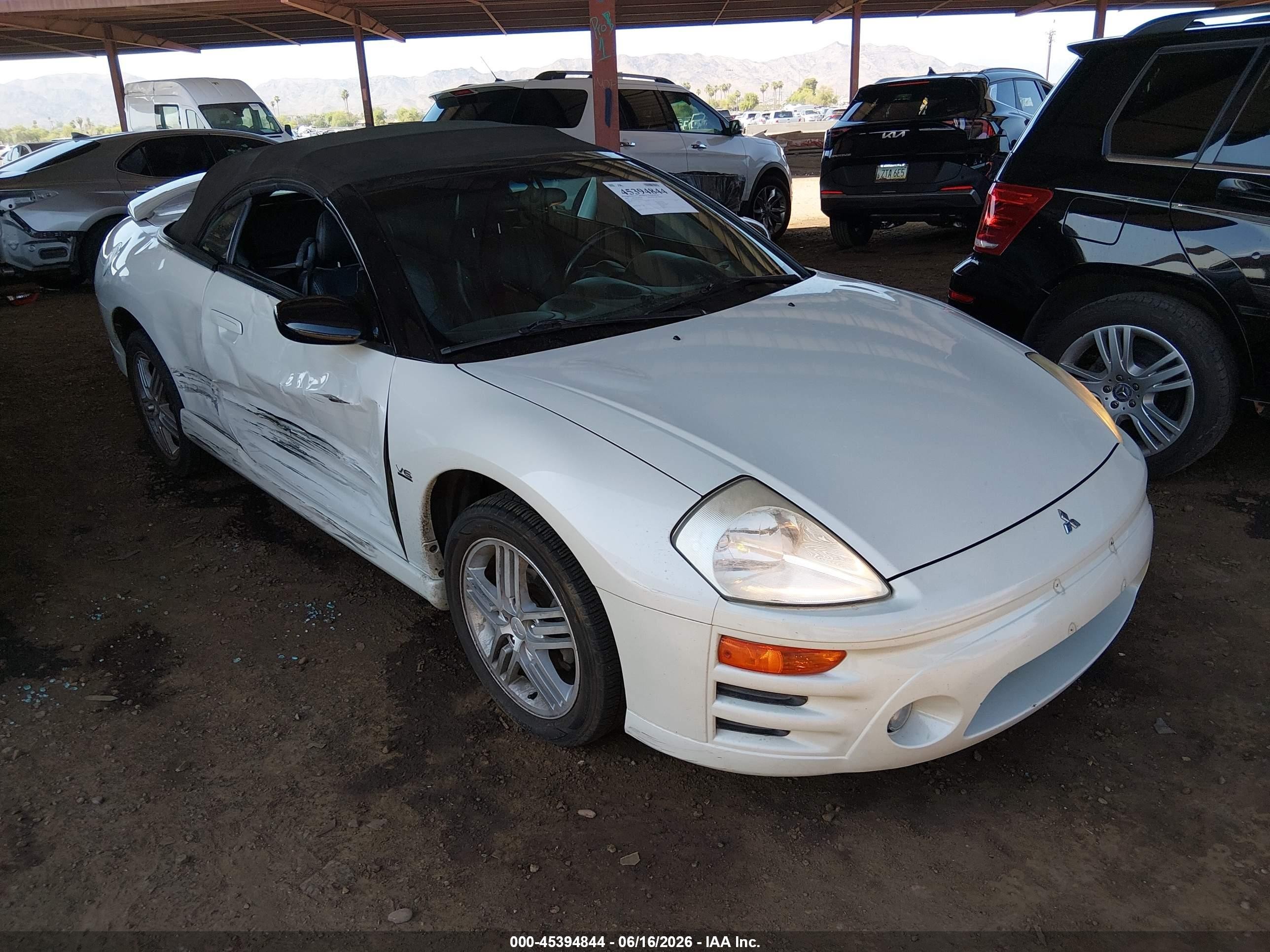2003 Mitsubishi Eclipse GT, VIN 4A3AE55H13E034521 — Side