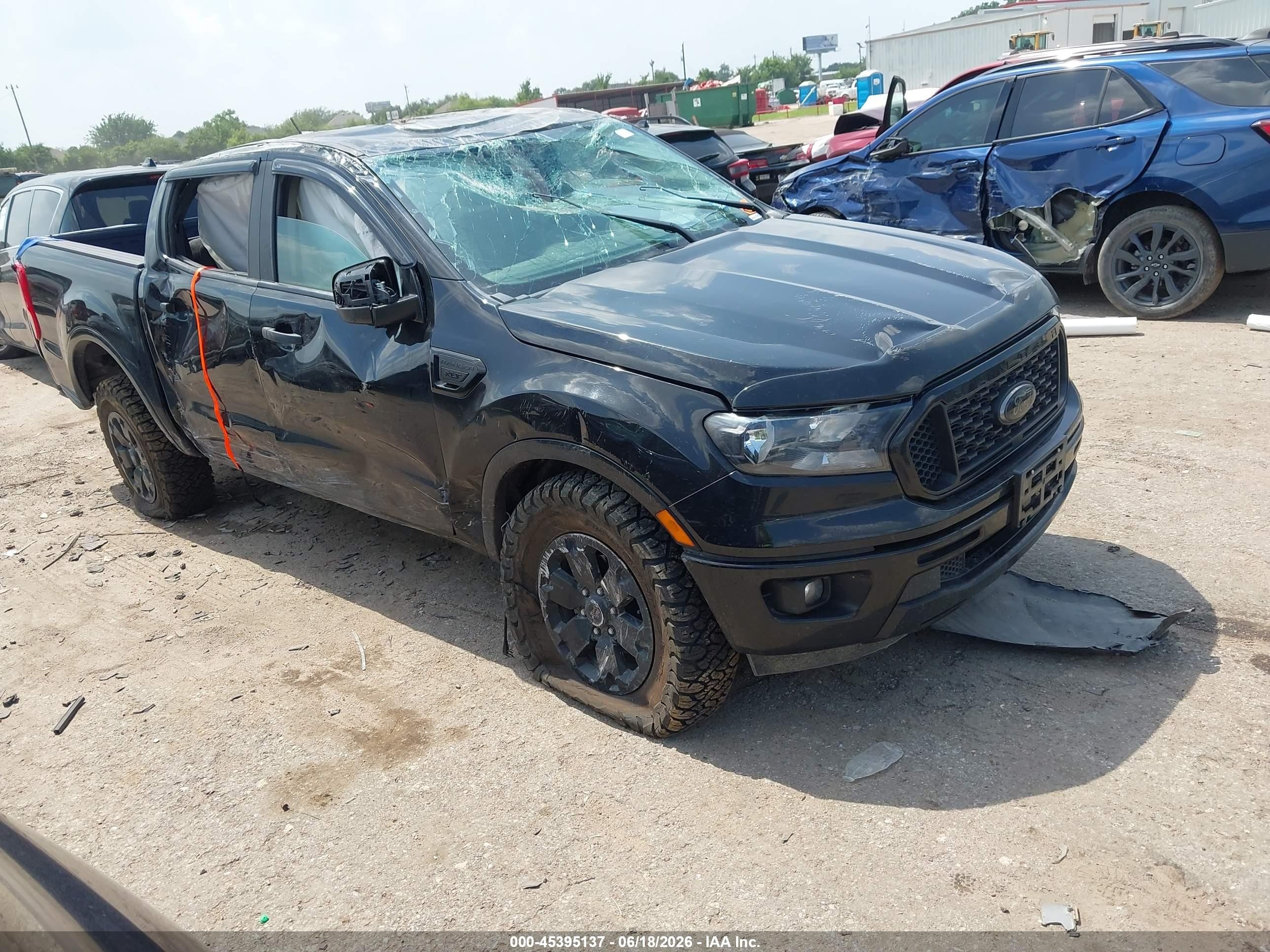 2023 Ford Ranger XLT, VIN 1FTER4EH5PLE12876 — Rollover