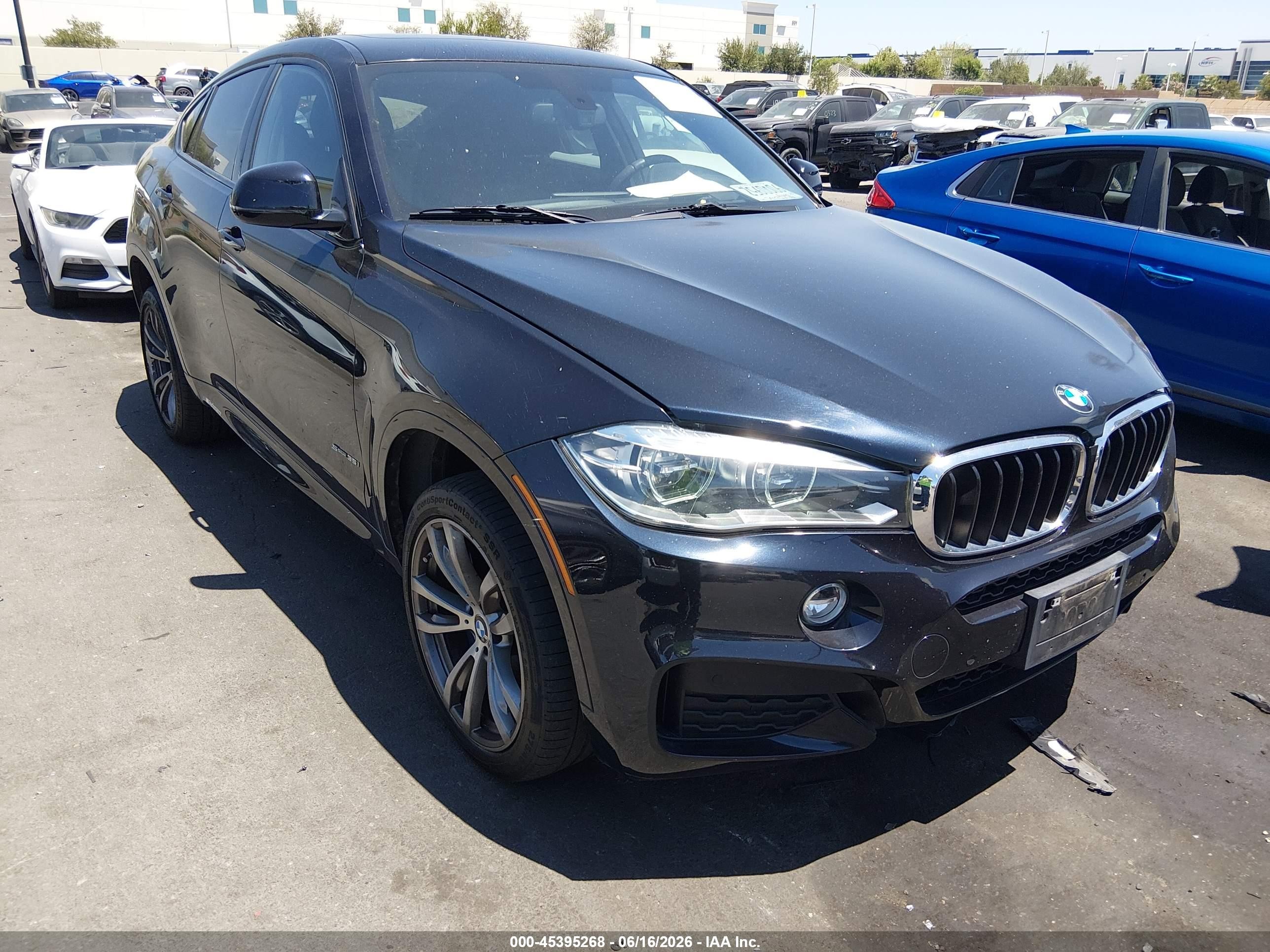 2016 BMW X6 sDrive35i, VIN 5UXKU0C57G0F92884 — Side