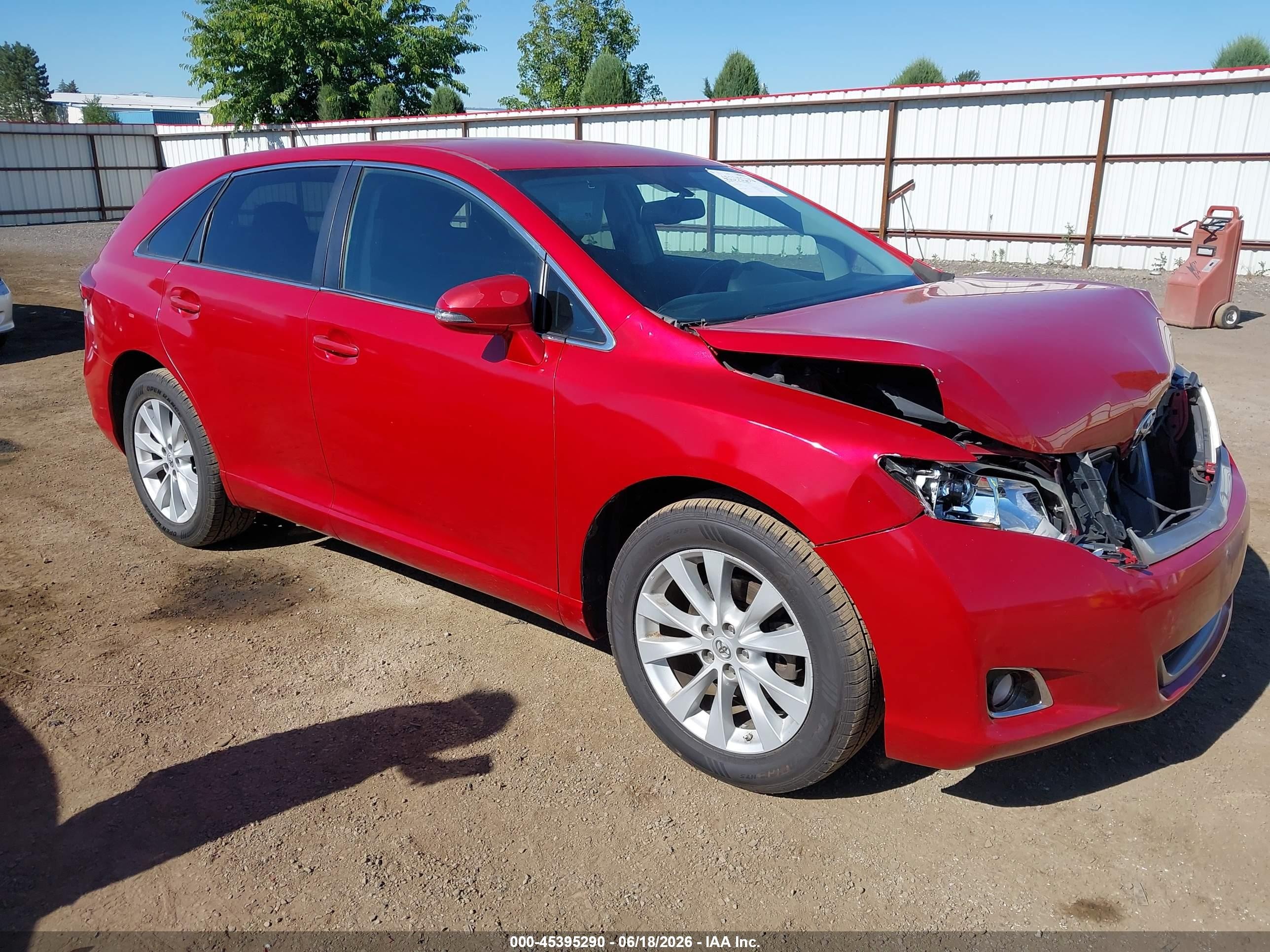 2015 Toyota Venza XLE, VIN 4T3BA3BB5FU067350 — Перед