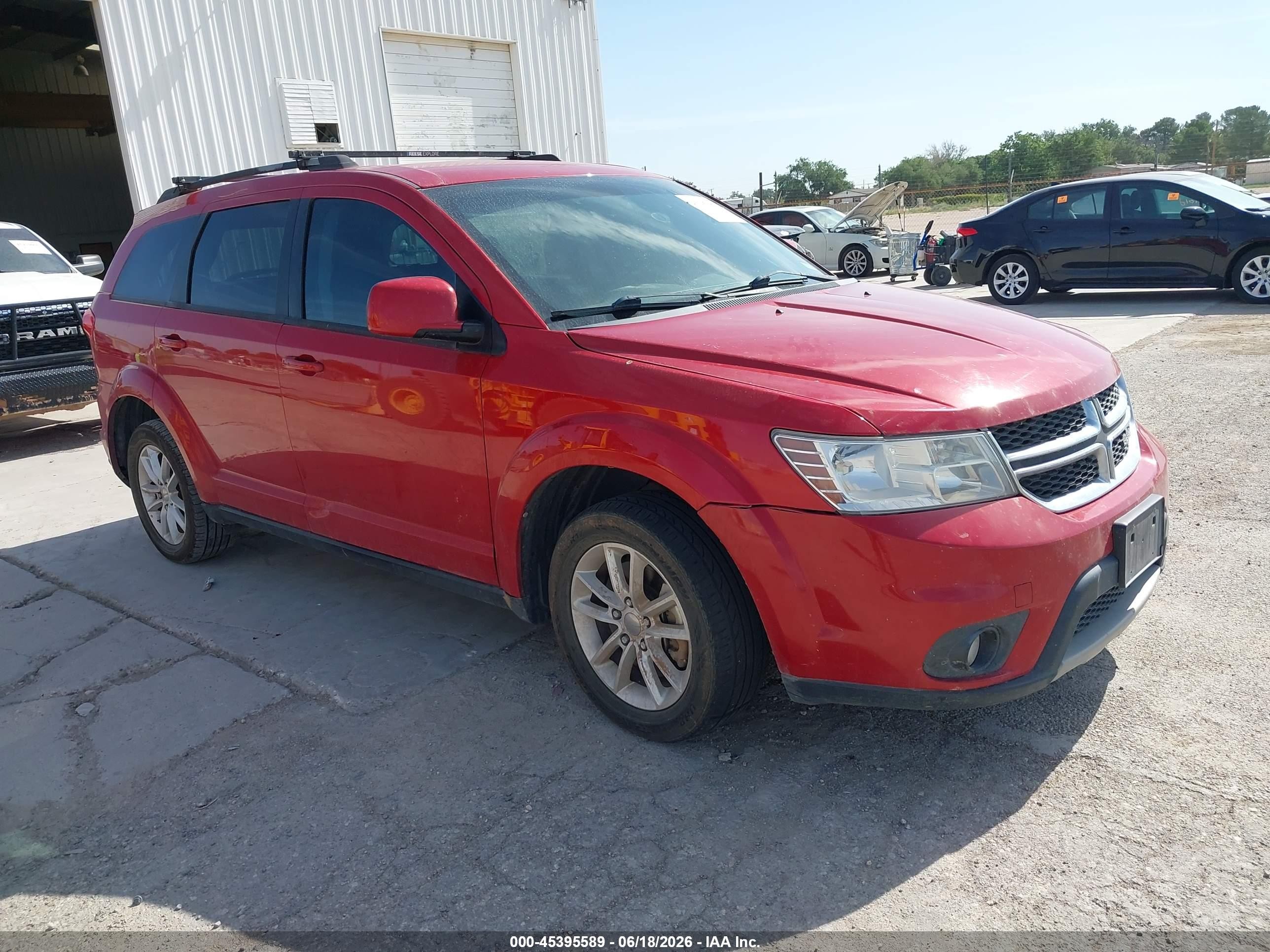 2016 Dodge Journey SXT, VIN 3C4PDCBG8GT206842 — Repossession