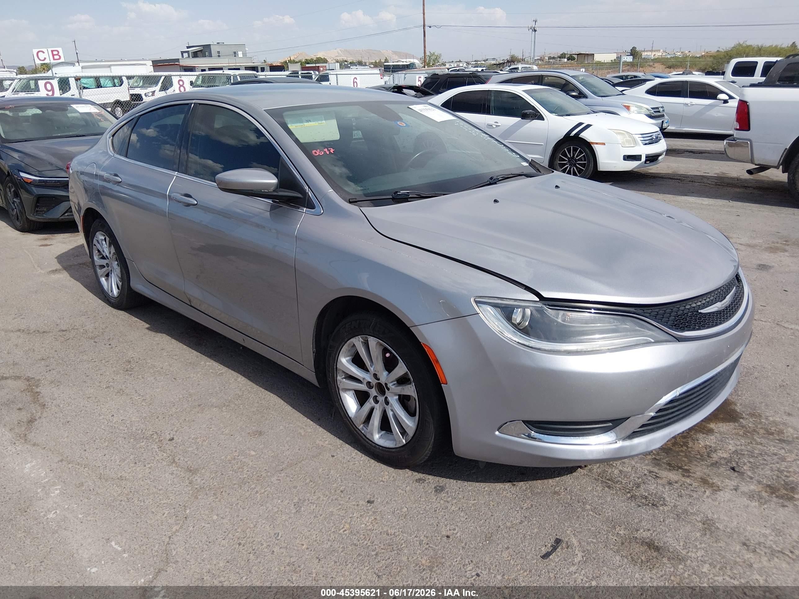 2015 Chrysler 200 Limited, VIN 1C3CCCAB3FN650477 — Repossession