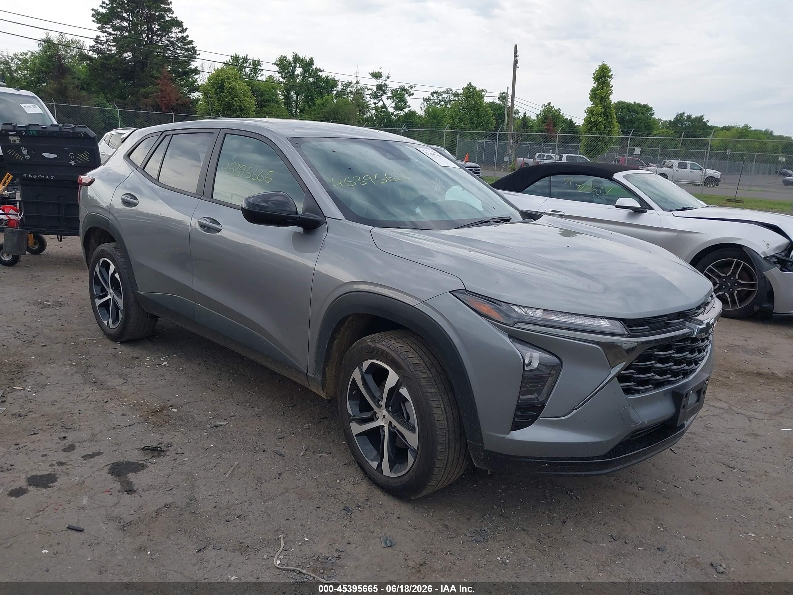 2024 Chevrolet Trax 1RS, VIN KL77LGE2XRC200448 — Storm