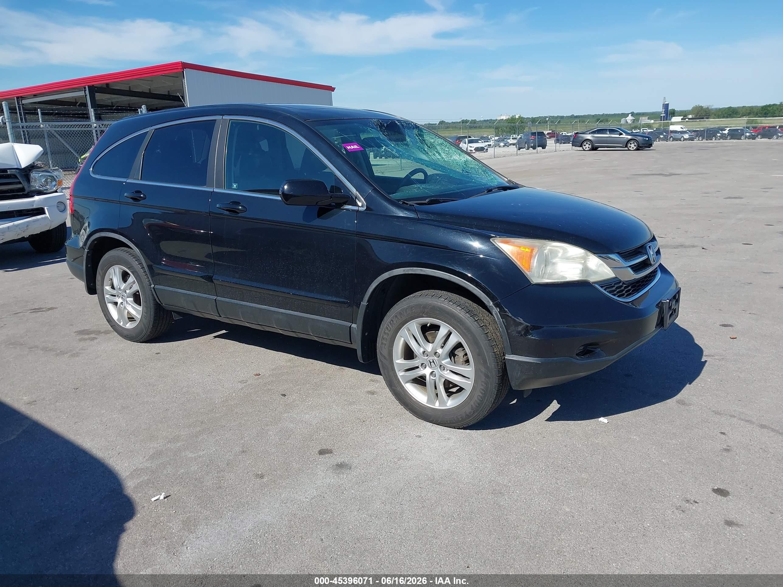 2010 Honda CR-V EX-L, VIN 5J6RE4H72AL098766 — Storm