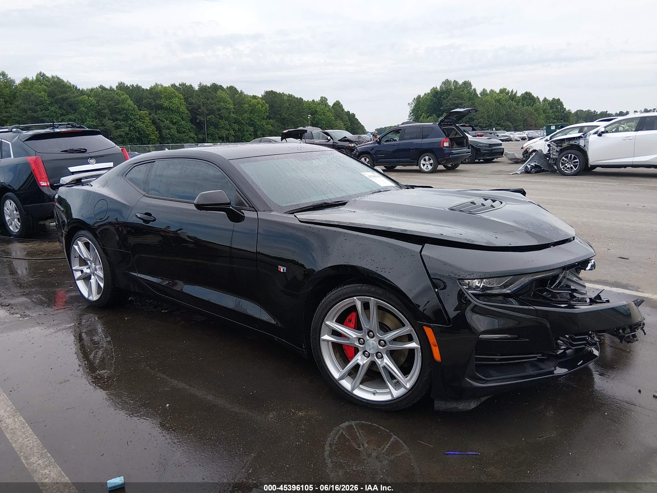 2021 Chevrolet Camaro 1SS, VIN 1G1FF1R74M0101314 — Front end