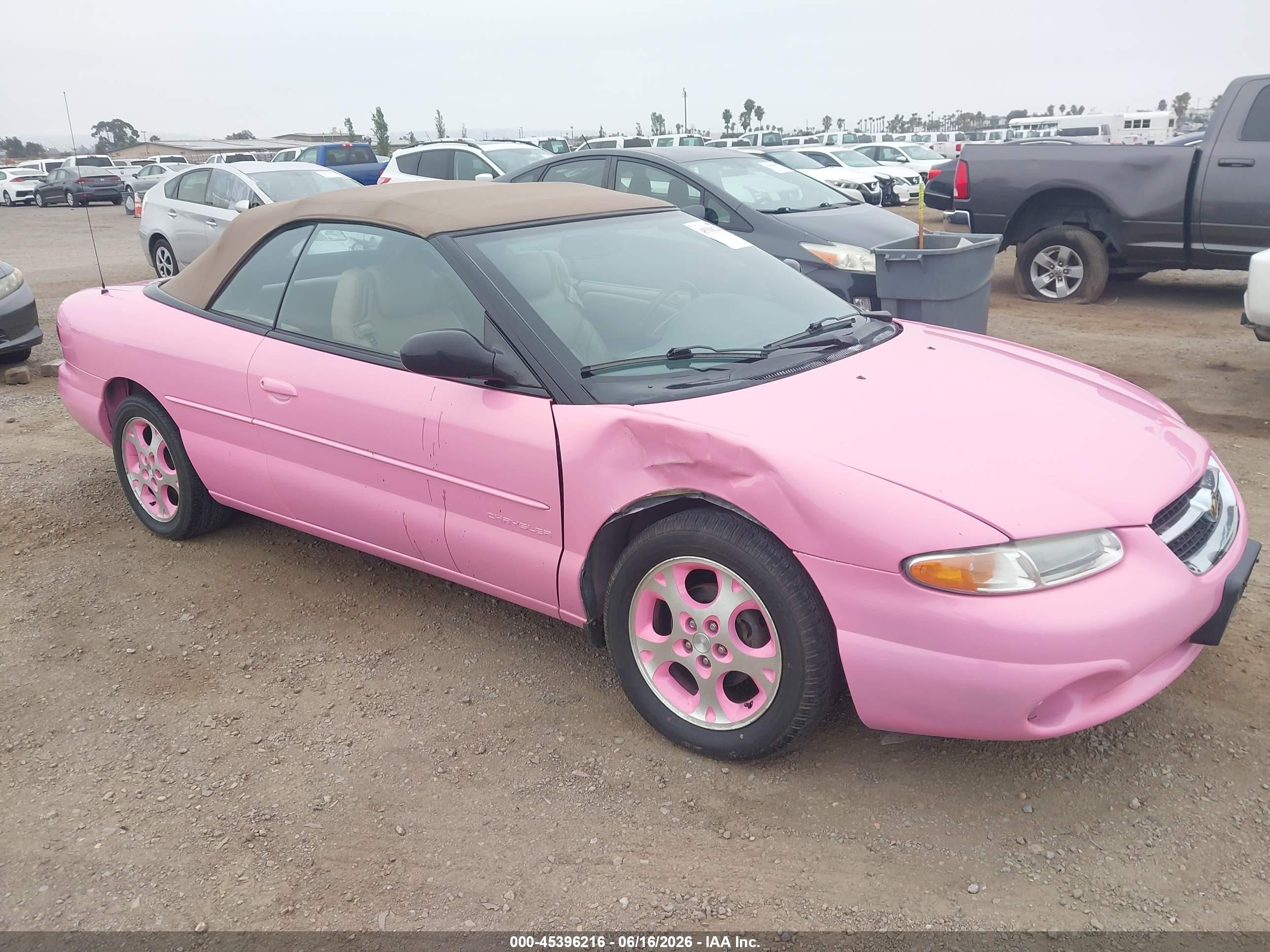 1998 Chrysler Sebring JXi, VIN 3C3EL55H1WT264854 — Перед