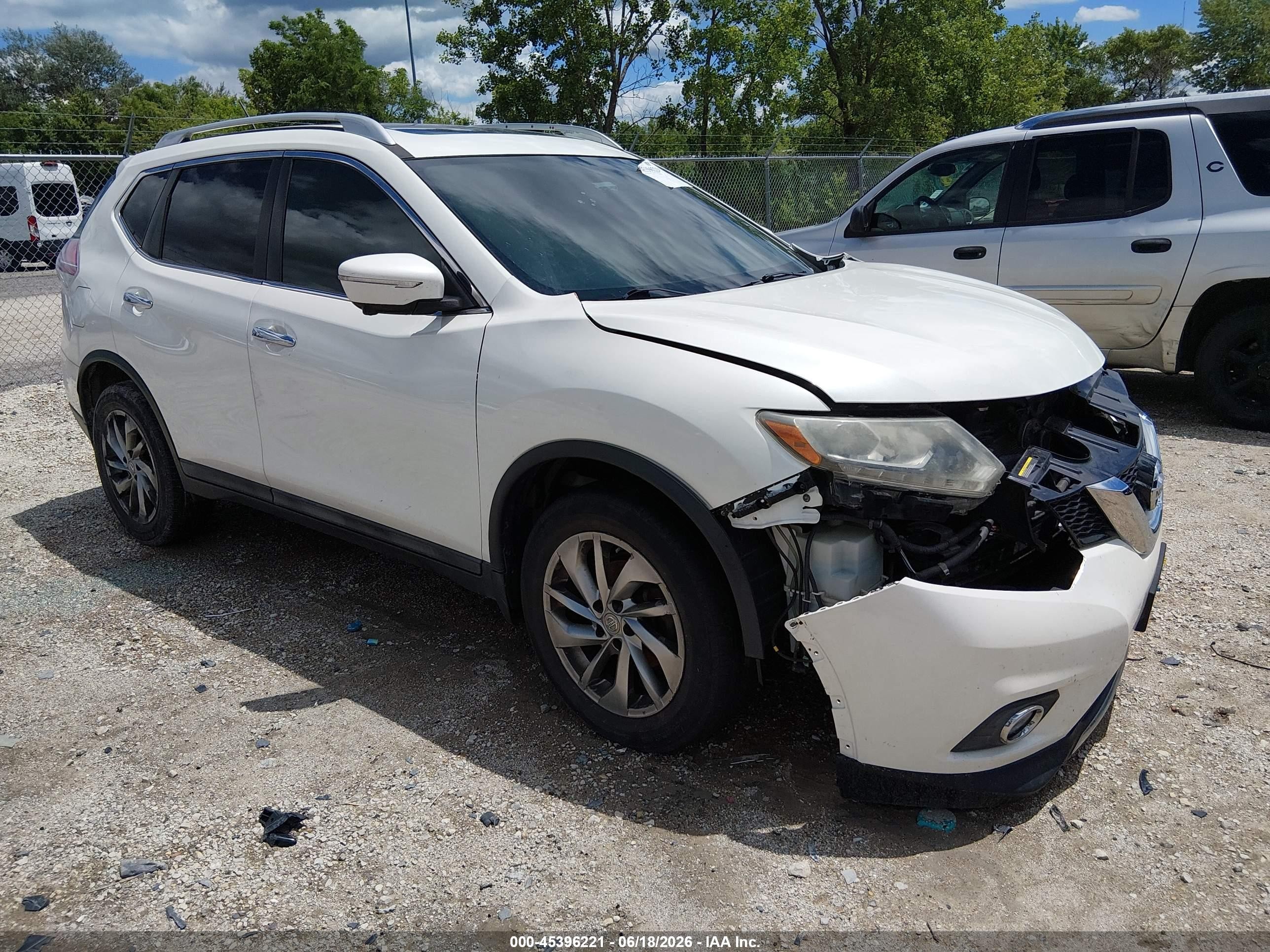2015 Nissan Rogue SV, VIN 5N1AT2MV6FC793126 — Interior fire