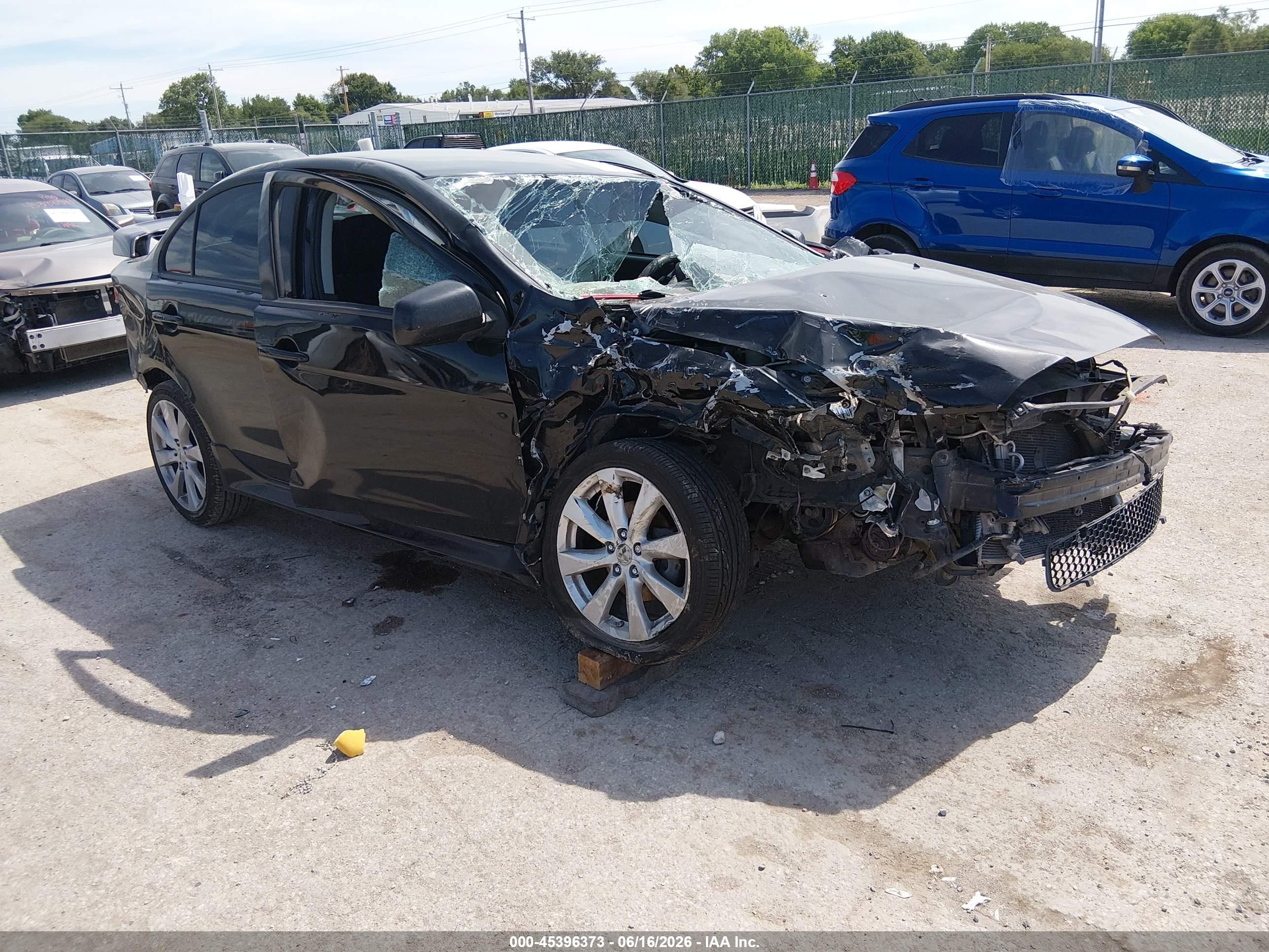 2014 Mitsubishi Lancer GT, VIN JA32U8FW7EU022924 — Front end