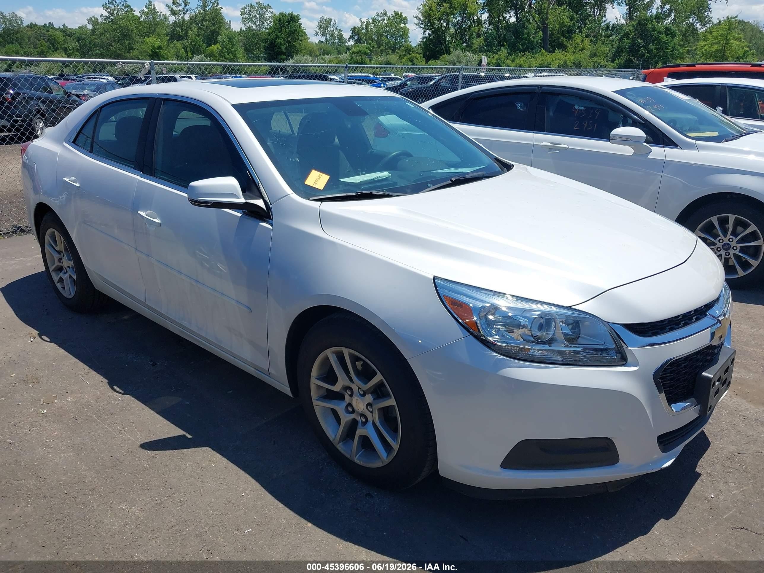 2015 Chevrolet Malibu LT, VIN 1G11C5SL2FF162646 — Hail