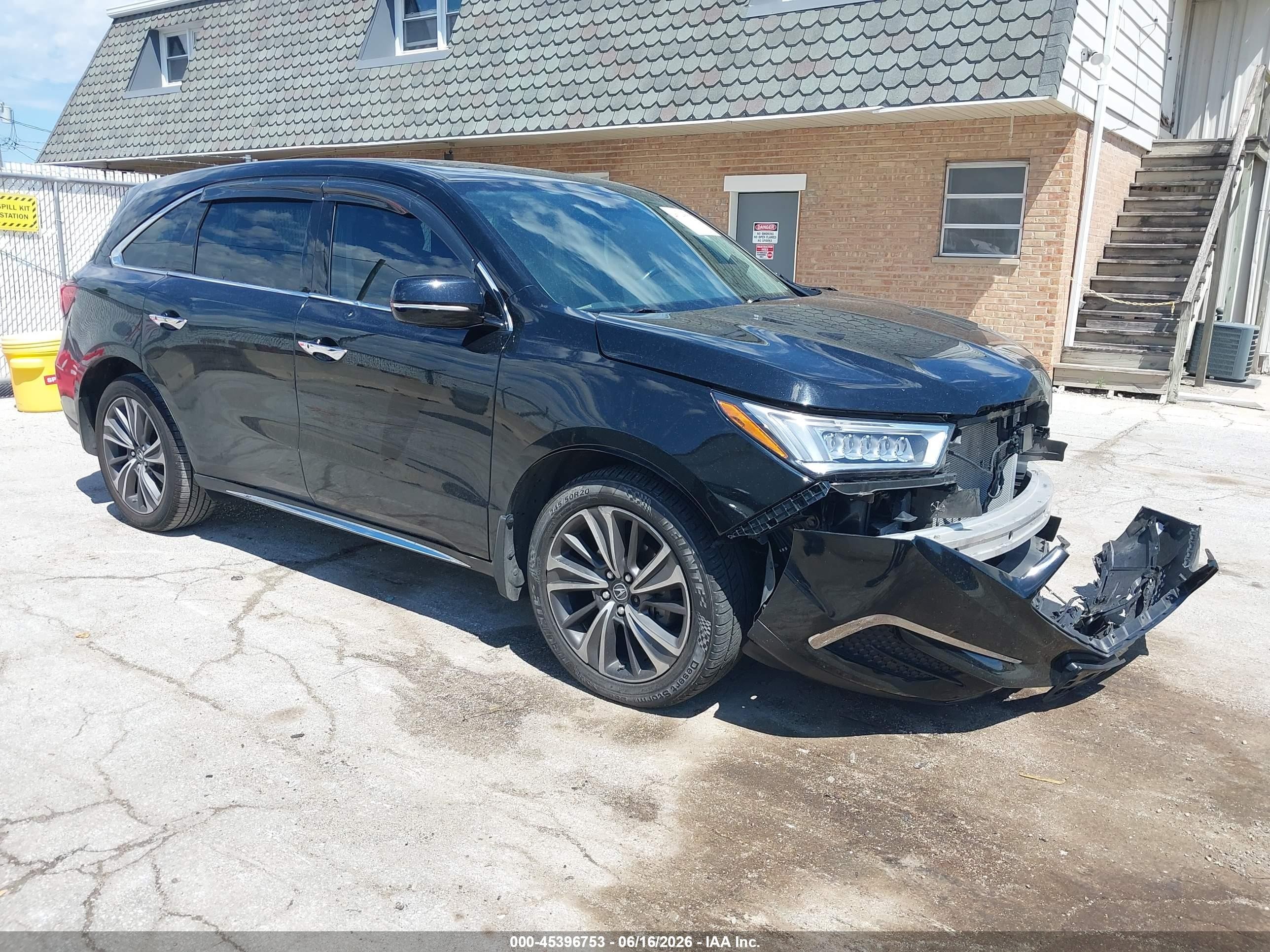 2020 Acura MDX Technology, VIN 5J8YD4H56LL008607 — Front end
