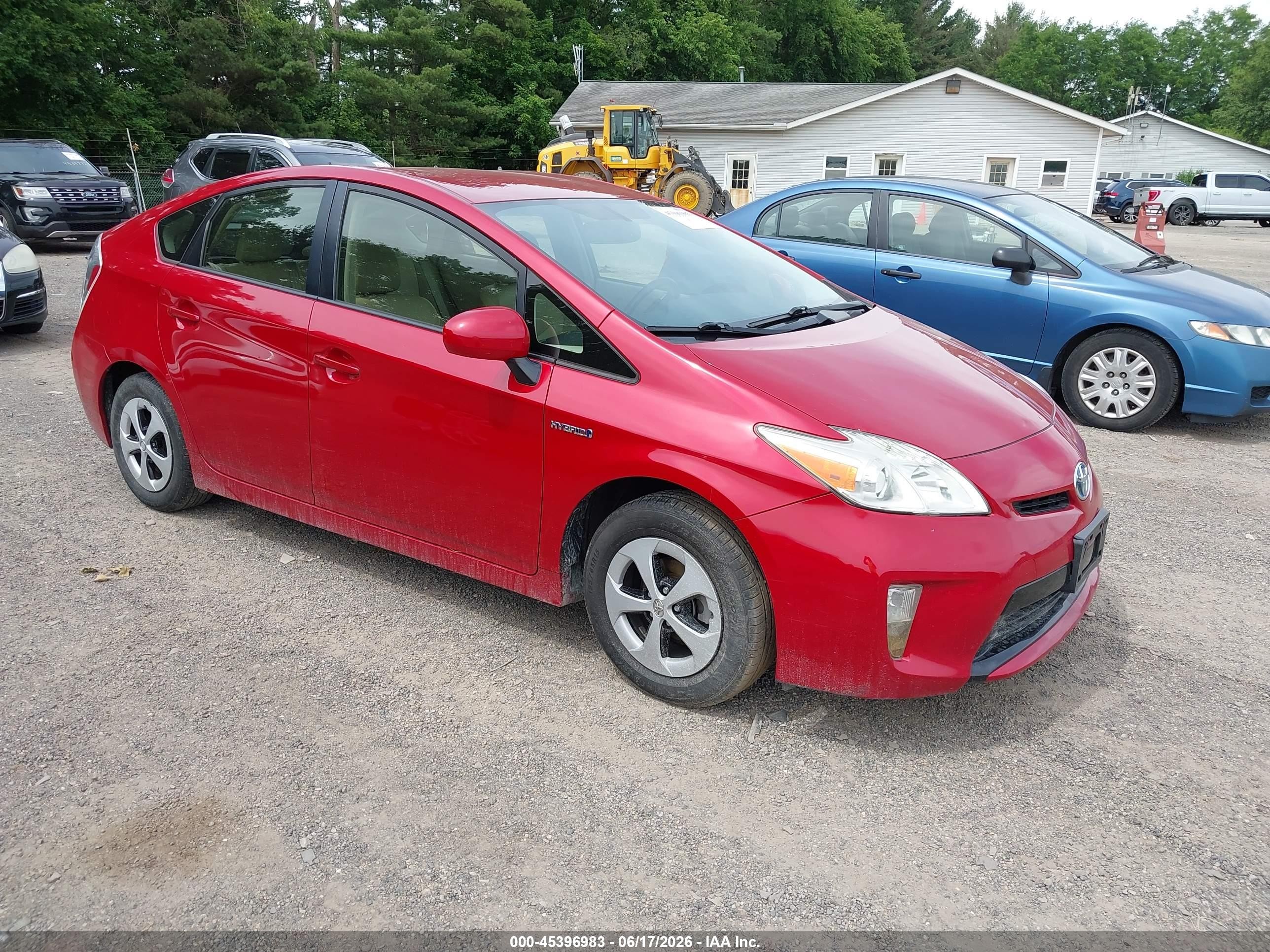 2012 Toyota Prius Two, VIN JTDKN3DU3C0334634 — Side