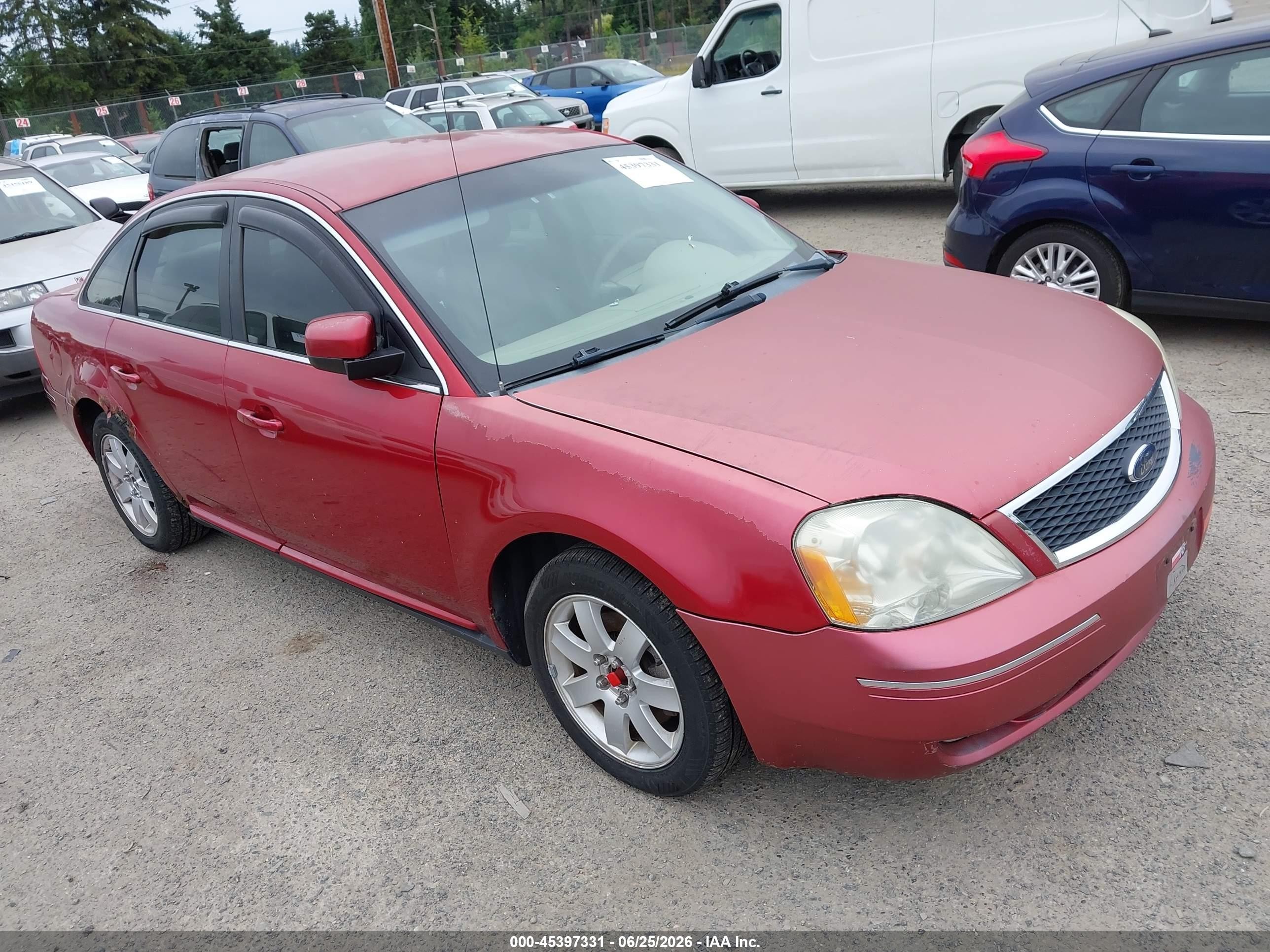 2006 Ford Five Hundred SEL, VIN 1FAFP24136G183369 — Normal wear