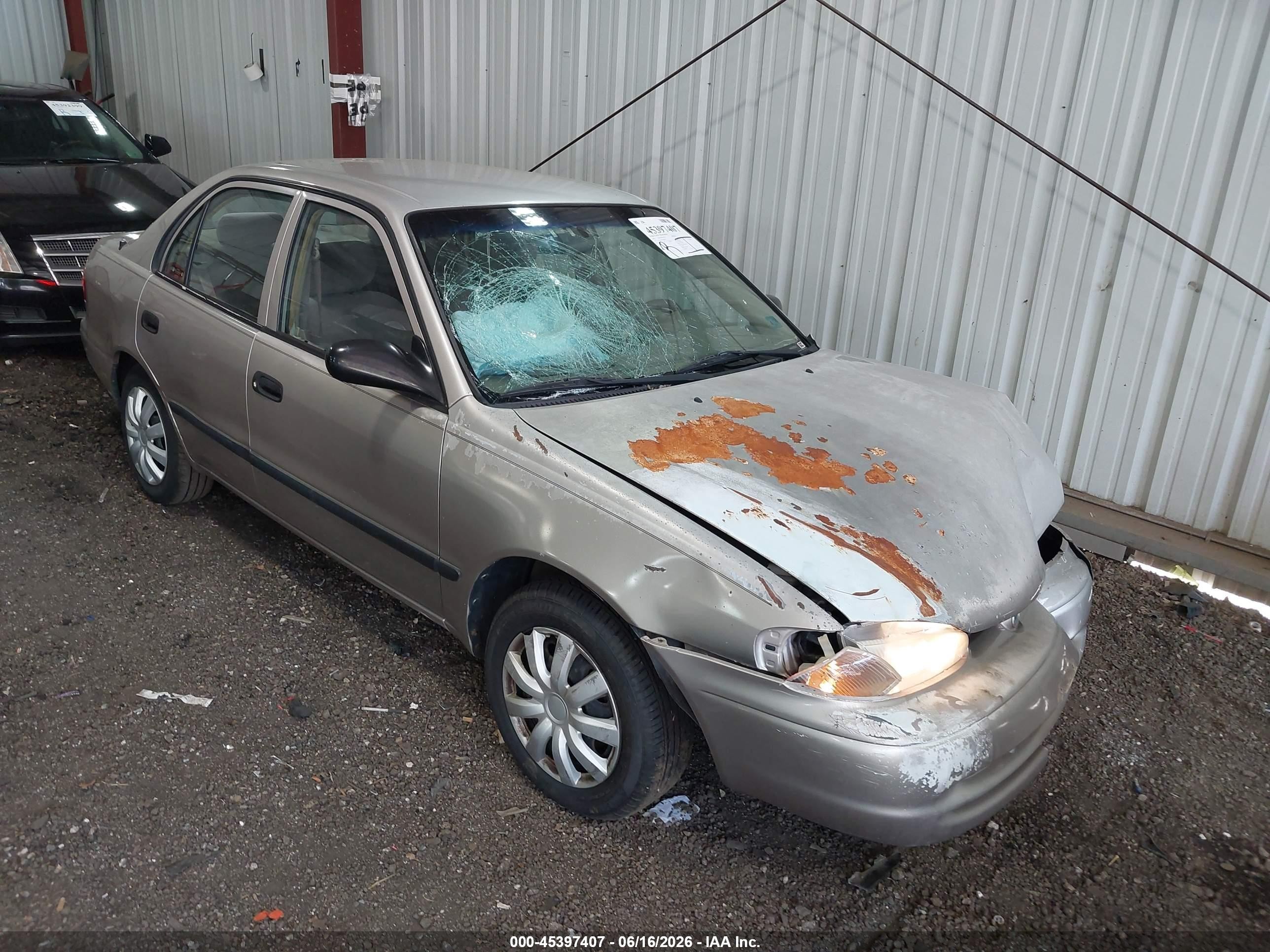 2002 Chevrolet Prizm Lsi, VIN 1Y1SK52872Z408783 — Front end