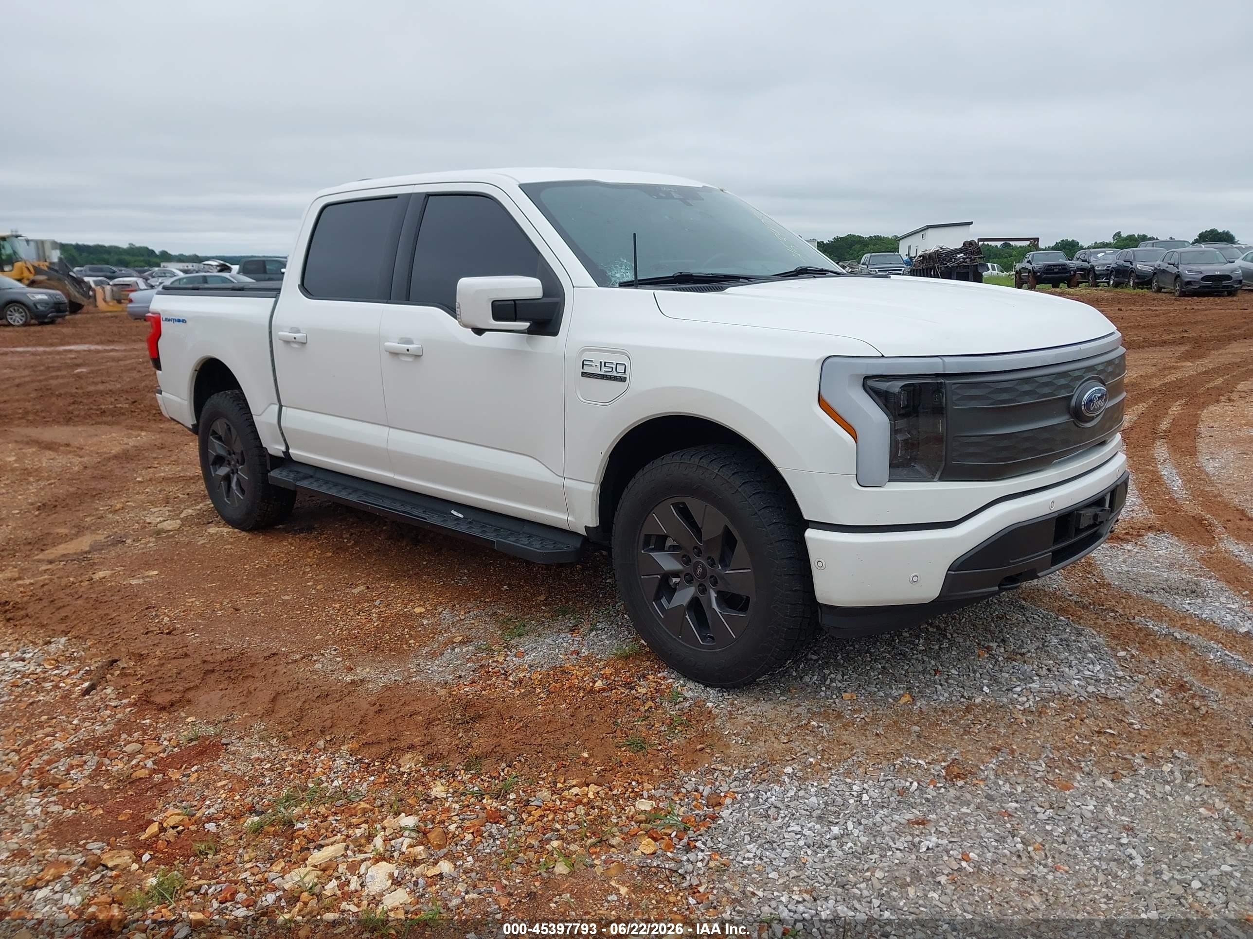 2022 Ford F-150 Lightning XLT, VIN 1FTVW1ELXNWG00896 — Hail