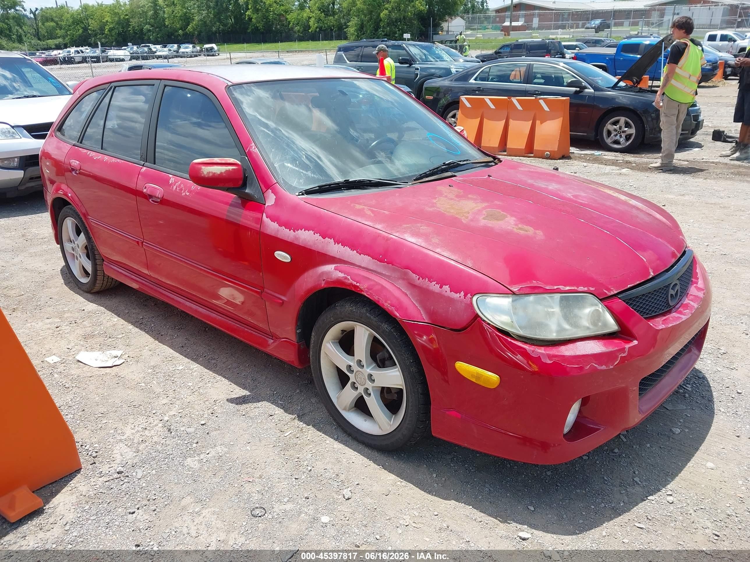 2003 Mazda Protege, VIN JM1BJ245731220371 — Обычный износ