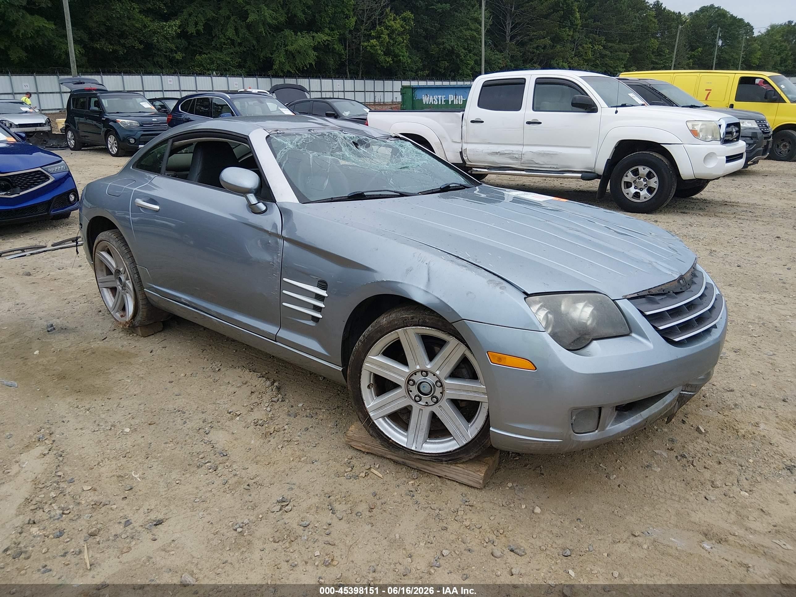 2004 Chrysler Crossfire, VIN 1C3AN69L34X017091 — Опрокидывание