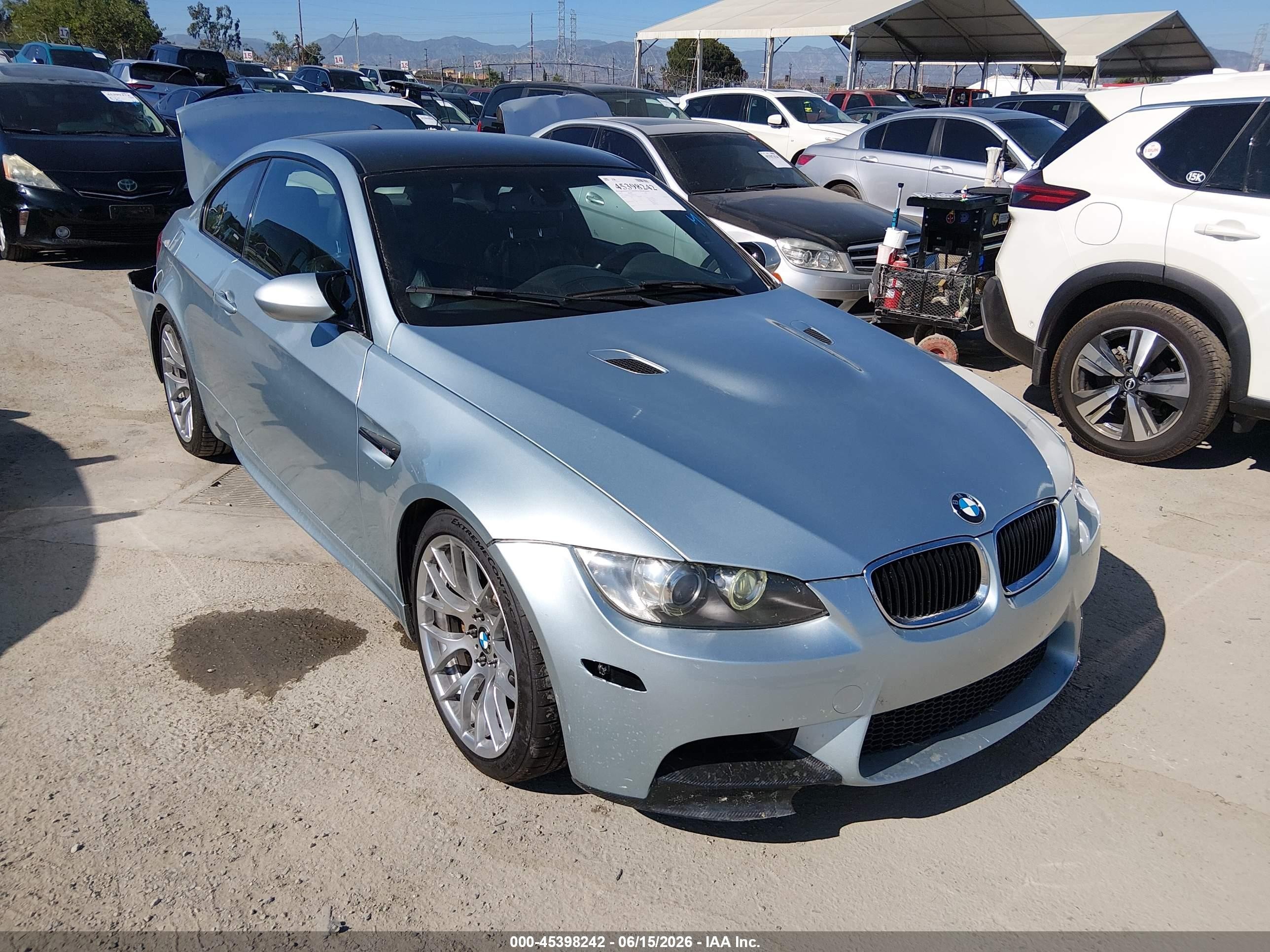 2011 BMW M3, VIN WBSKG9C58BE645431 — Rear end