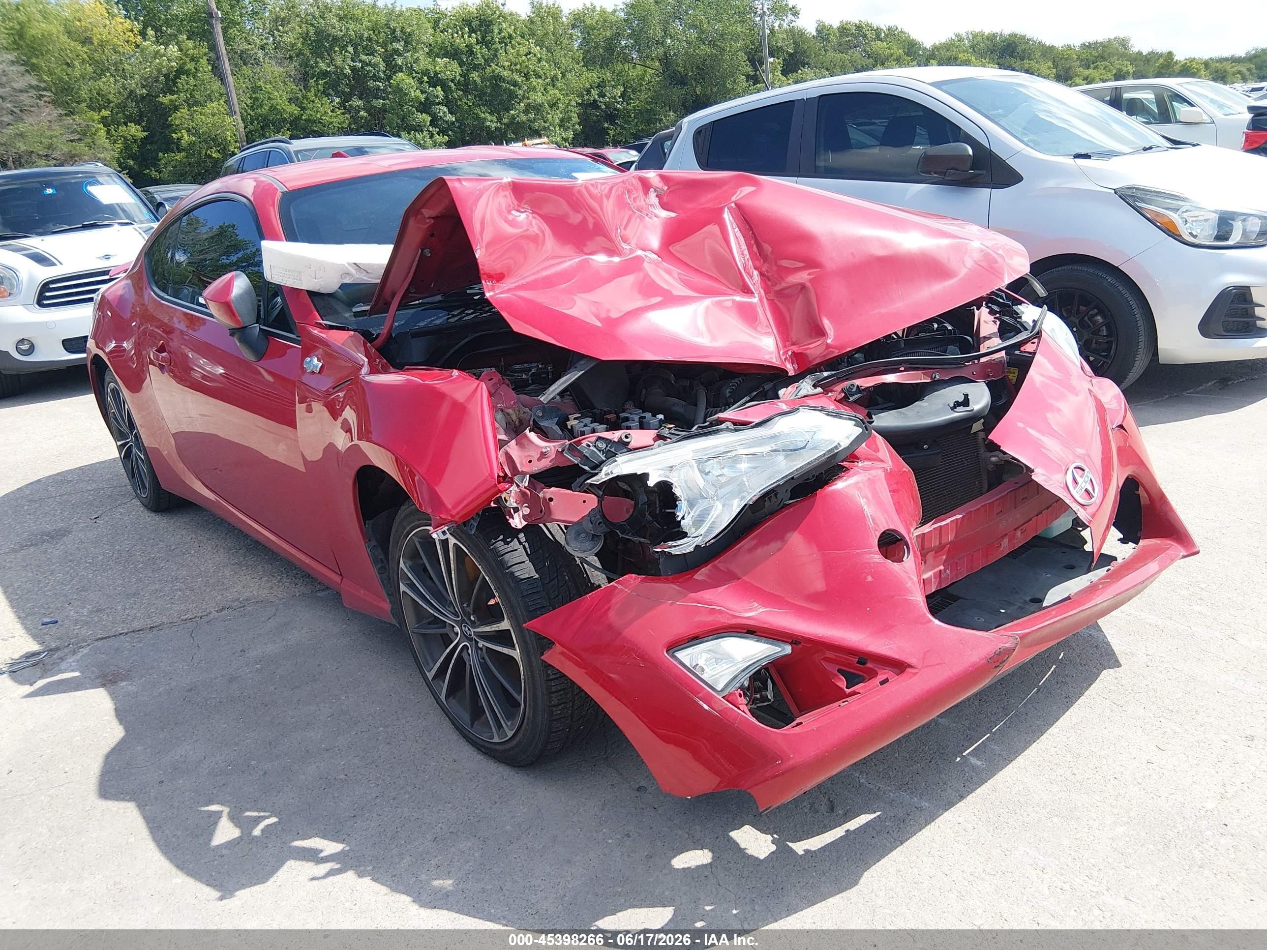 2015 Scion FR-S, VIN JF1ZNAA18F8702380 — Normal wear