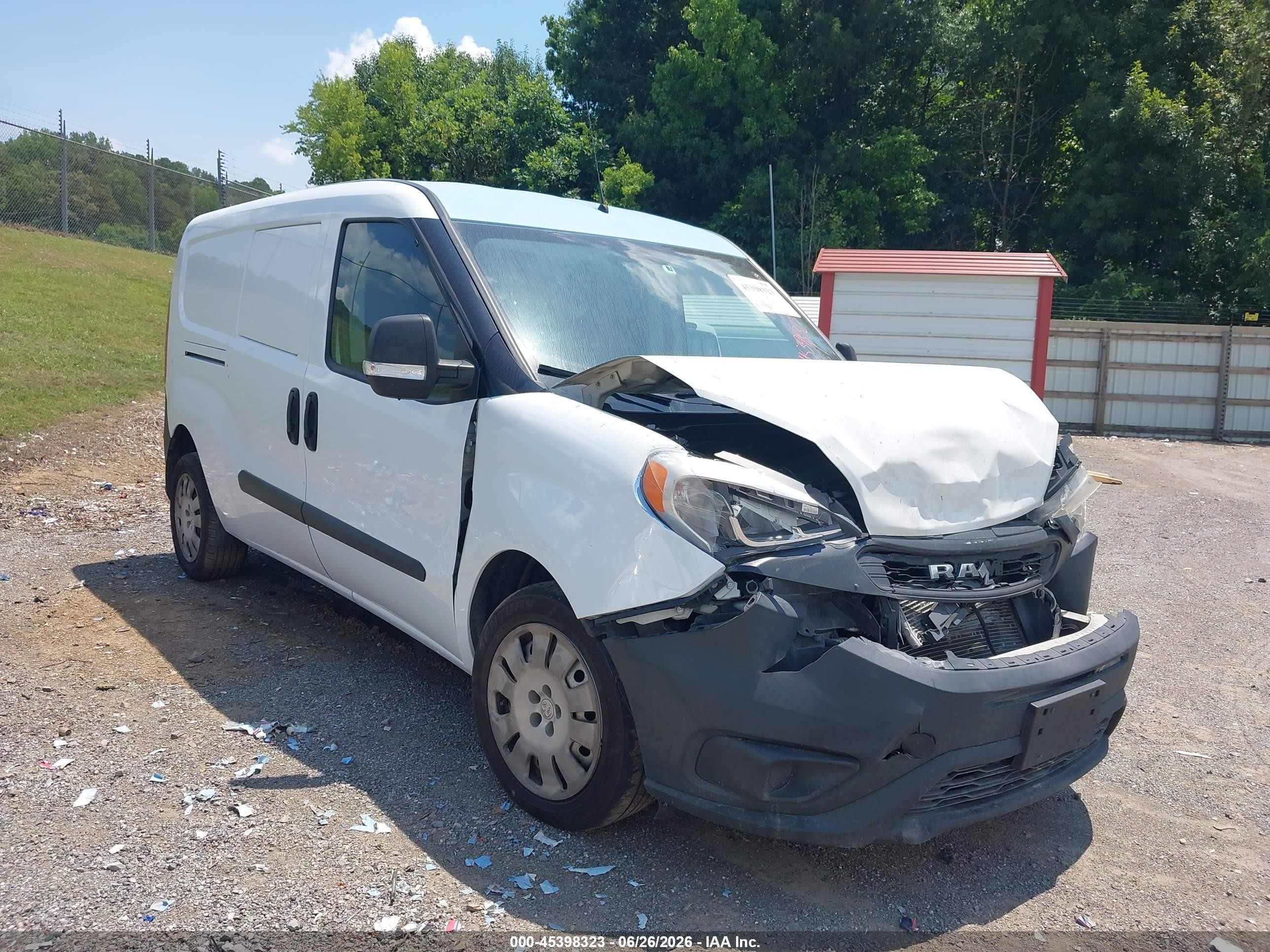 2019 Ram ProMaster City Cargo Tradesman, VIN ZFBHRFAB6K6N43853 — Front end