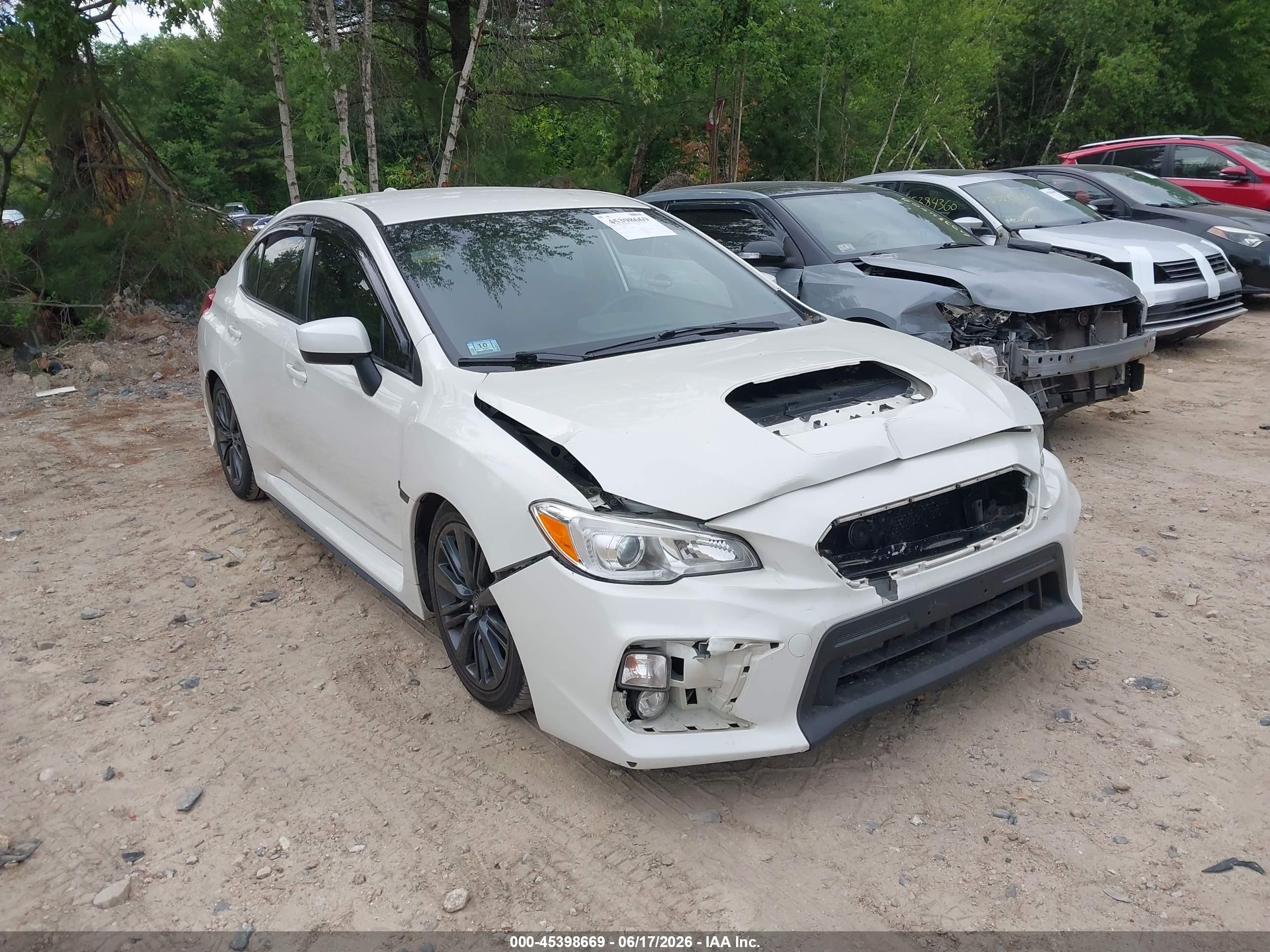 2019 Subaru WRX, VIN JF1VA1A62K9806177 — Front end