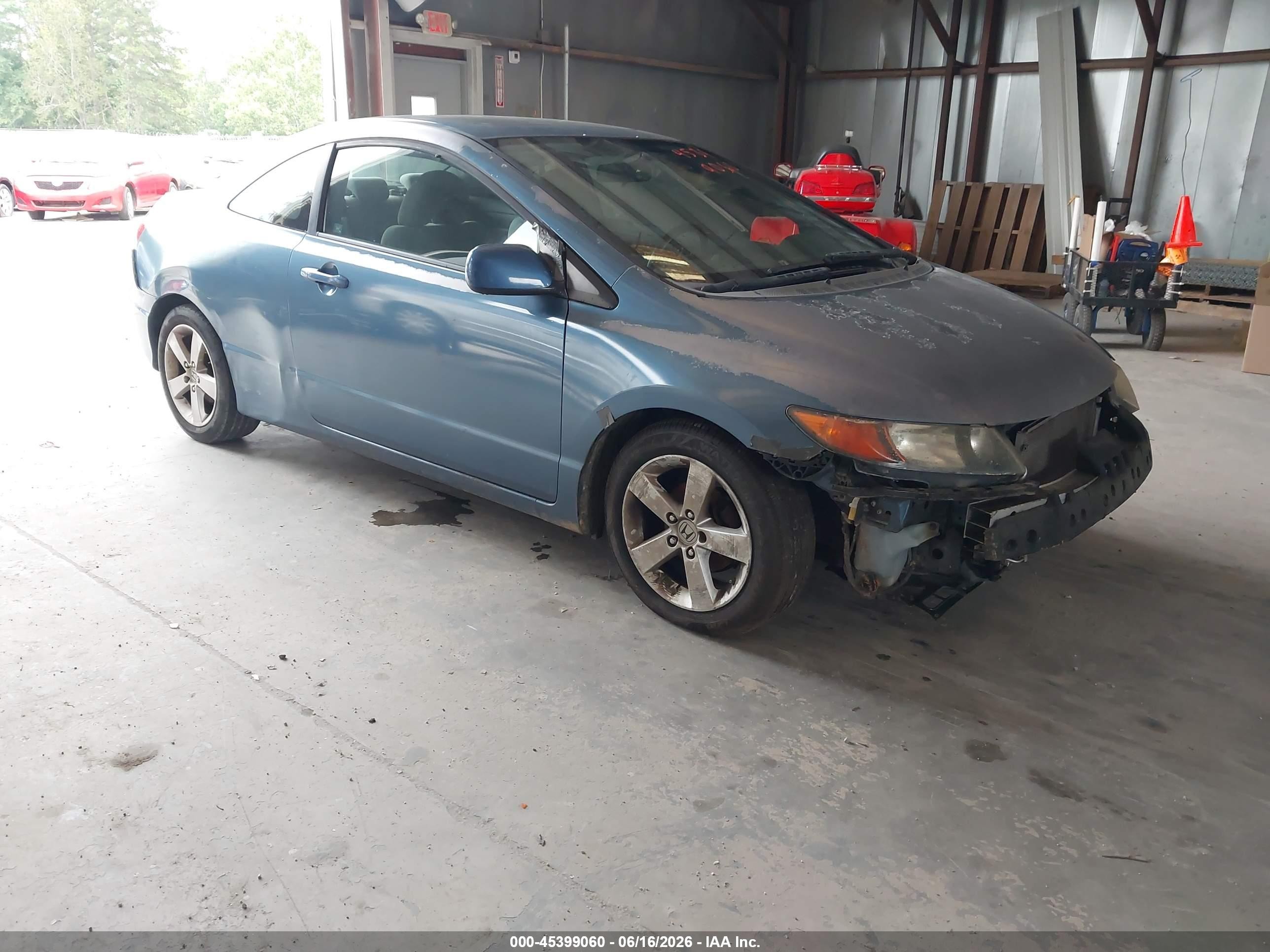 2008 Honda Civic EX, VIN 2HGFG12858H507211 — All over
