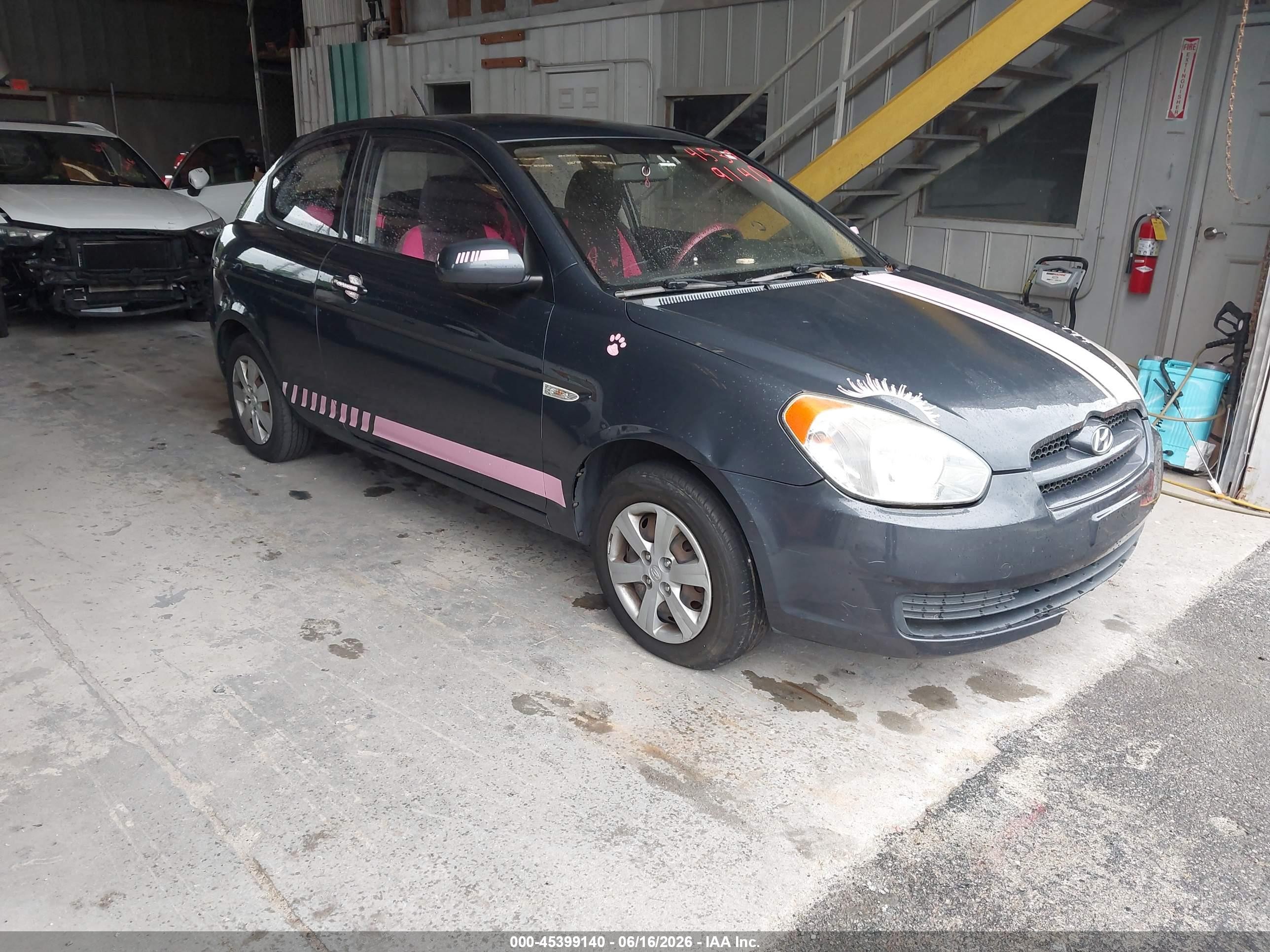 2010 Hyundai Accent Blue, VIN KMHCM3ACXAU175812 — Normal wear
