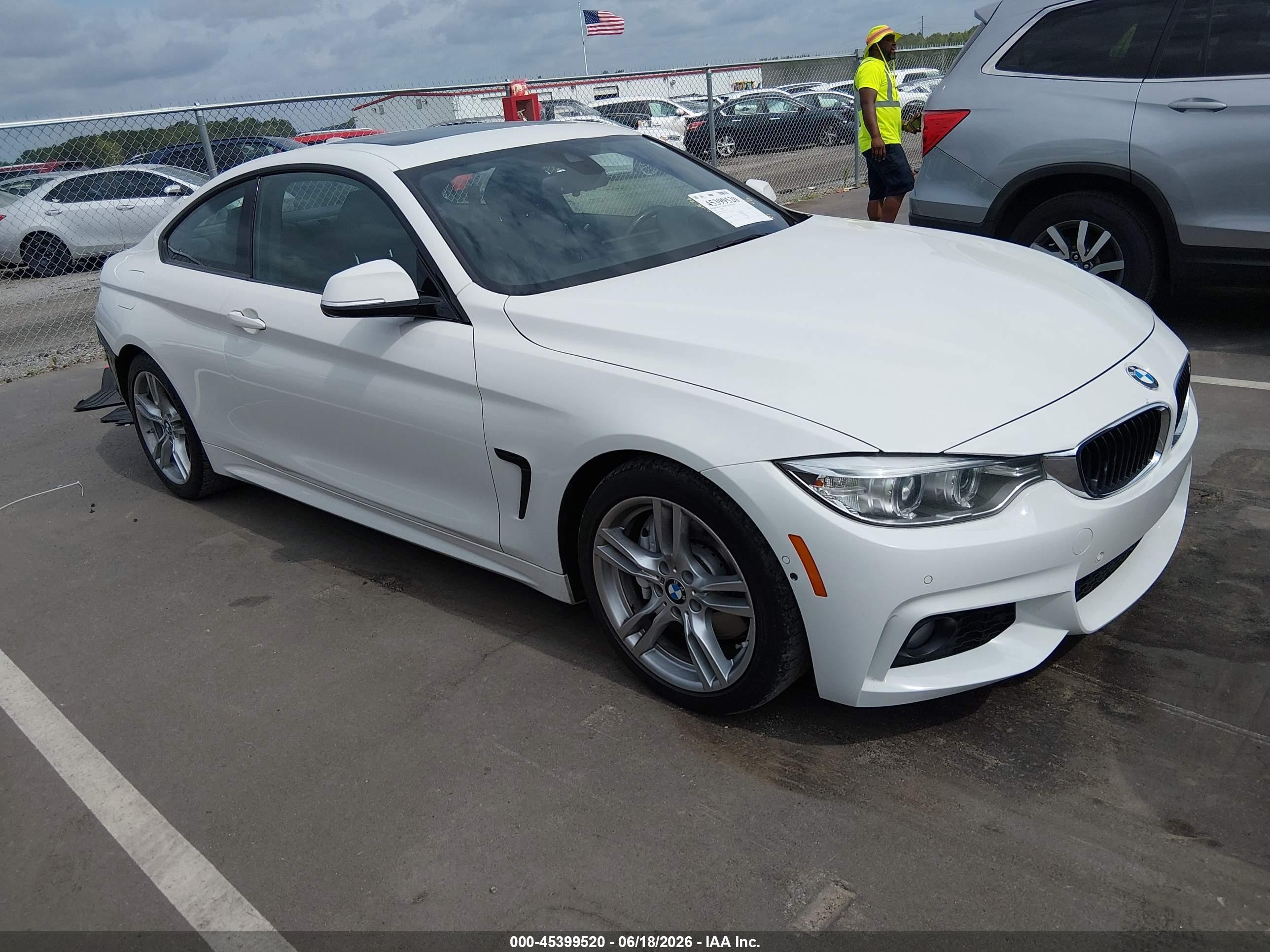 2016 BMW 4 Series 435i, VIN WBA3R1C51GK530179 — Rear end