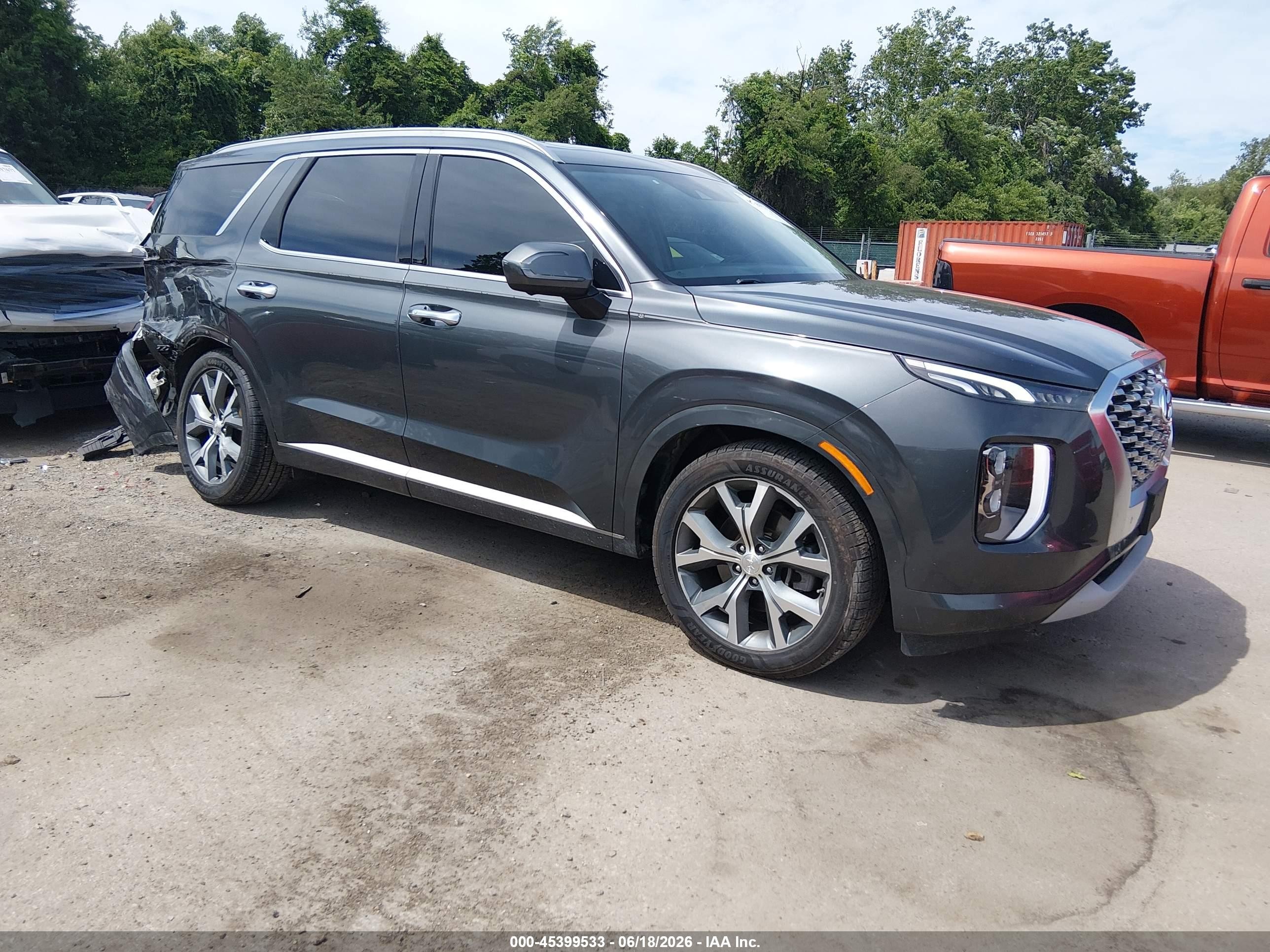 2021 Hyundai Palisade Limited, VIN KM8R5DHE6MU222942 — Rear end