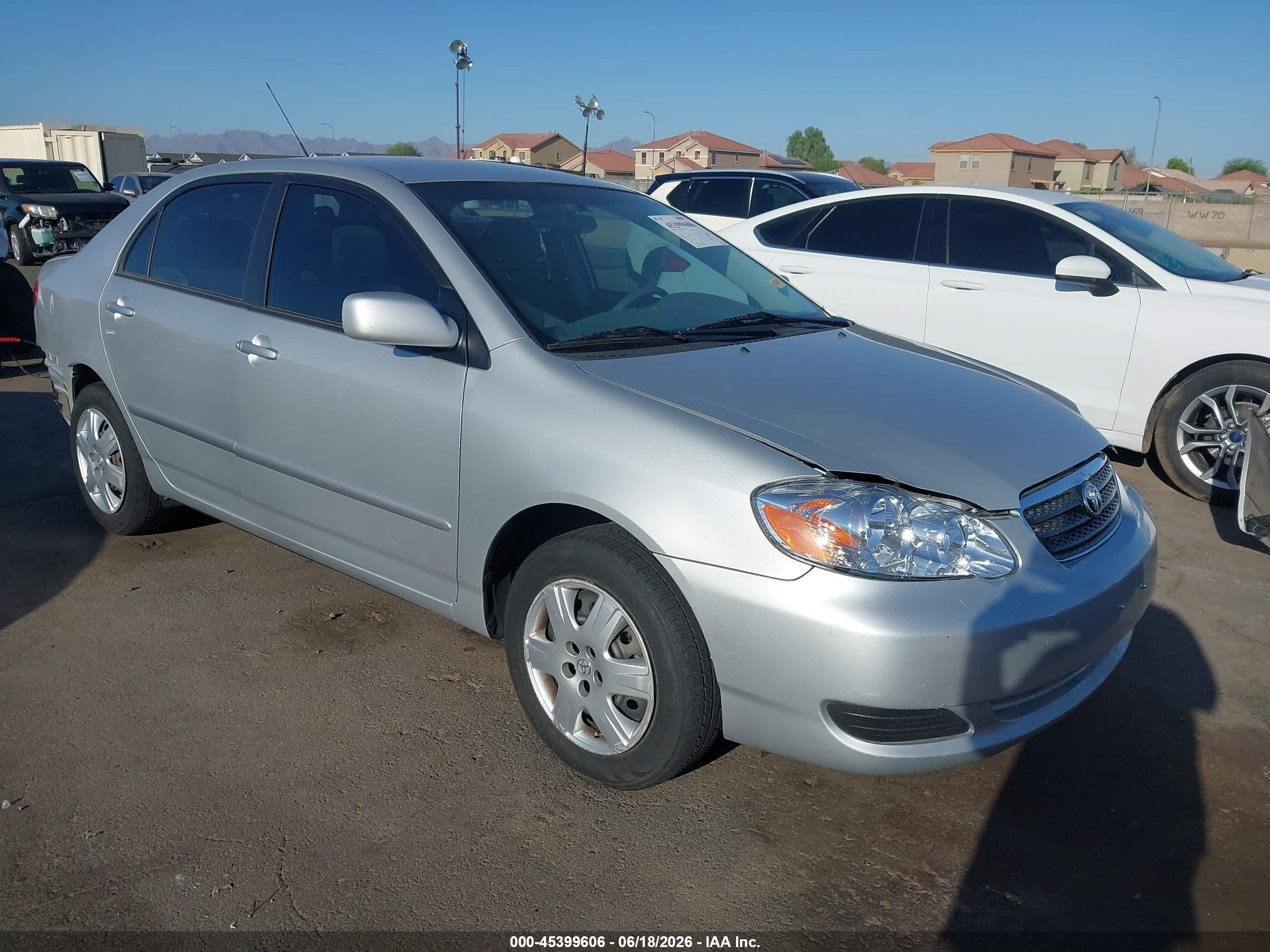 2008 Toyota Corolla LE, VIN 1NXBR30E08Z993284 — Rear end