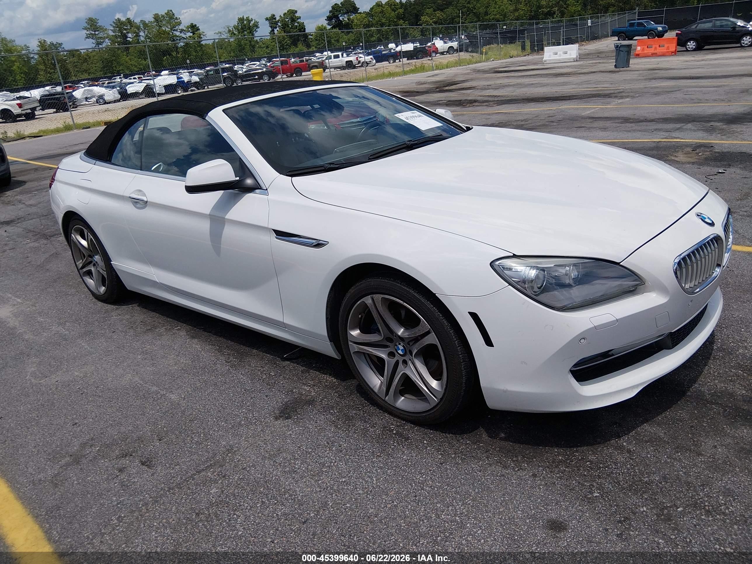 2012 BMW 6 Series 650i, VIN WBALZ3C5XCDL71463 — Rear end