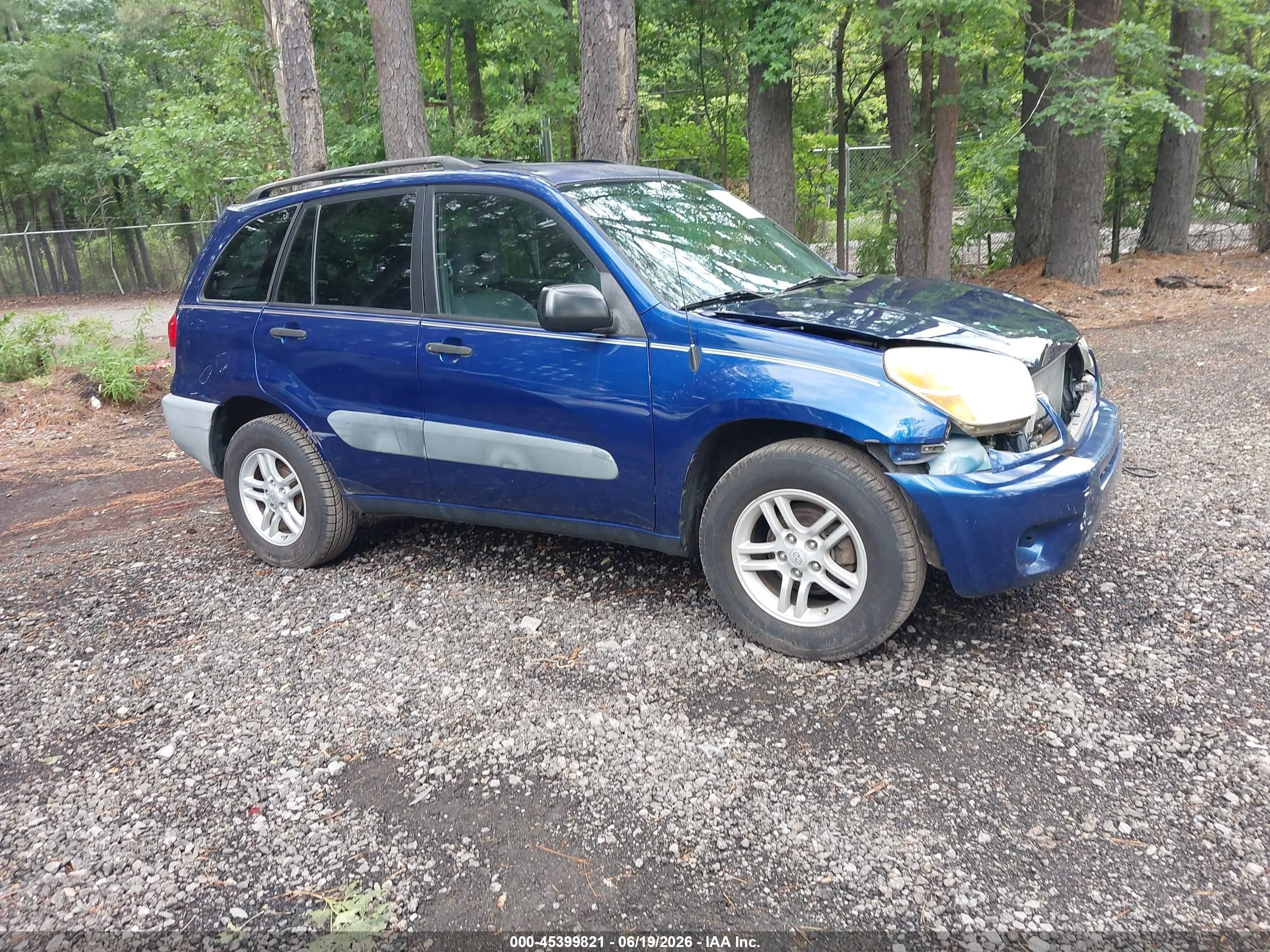 2001 Toyota RAV4, VIN JTEGH20V710022220 — Front end
