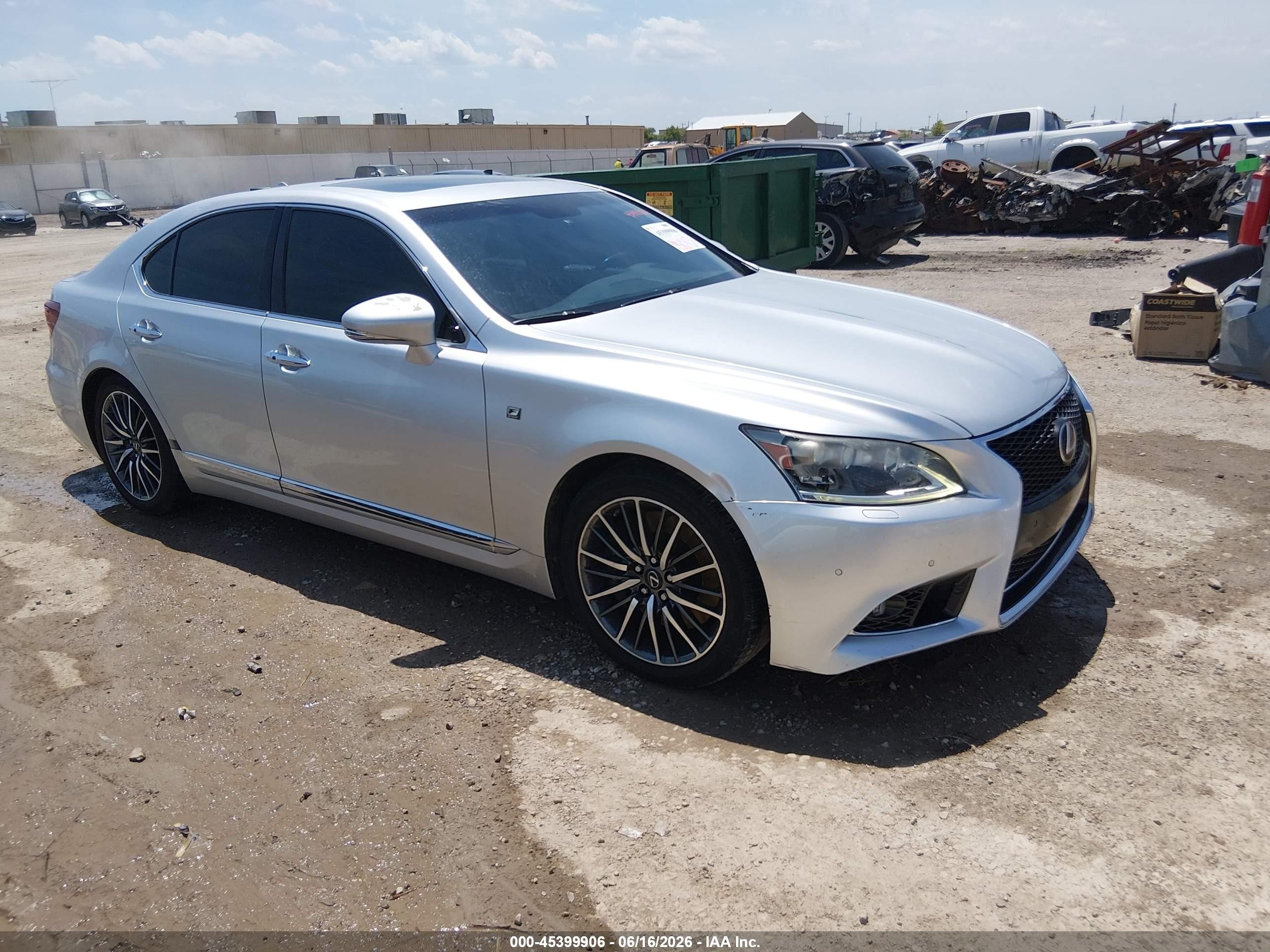2013 Lexus LS 460, VIN JTHBL5EF0D5118230 — Hail