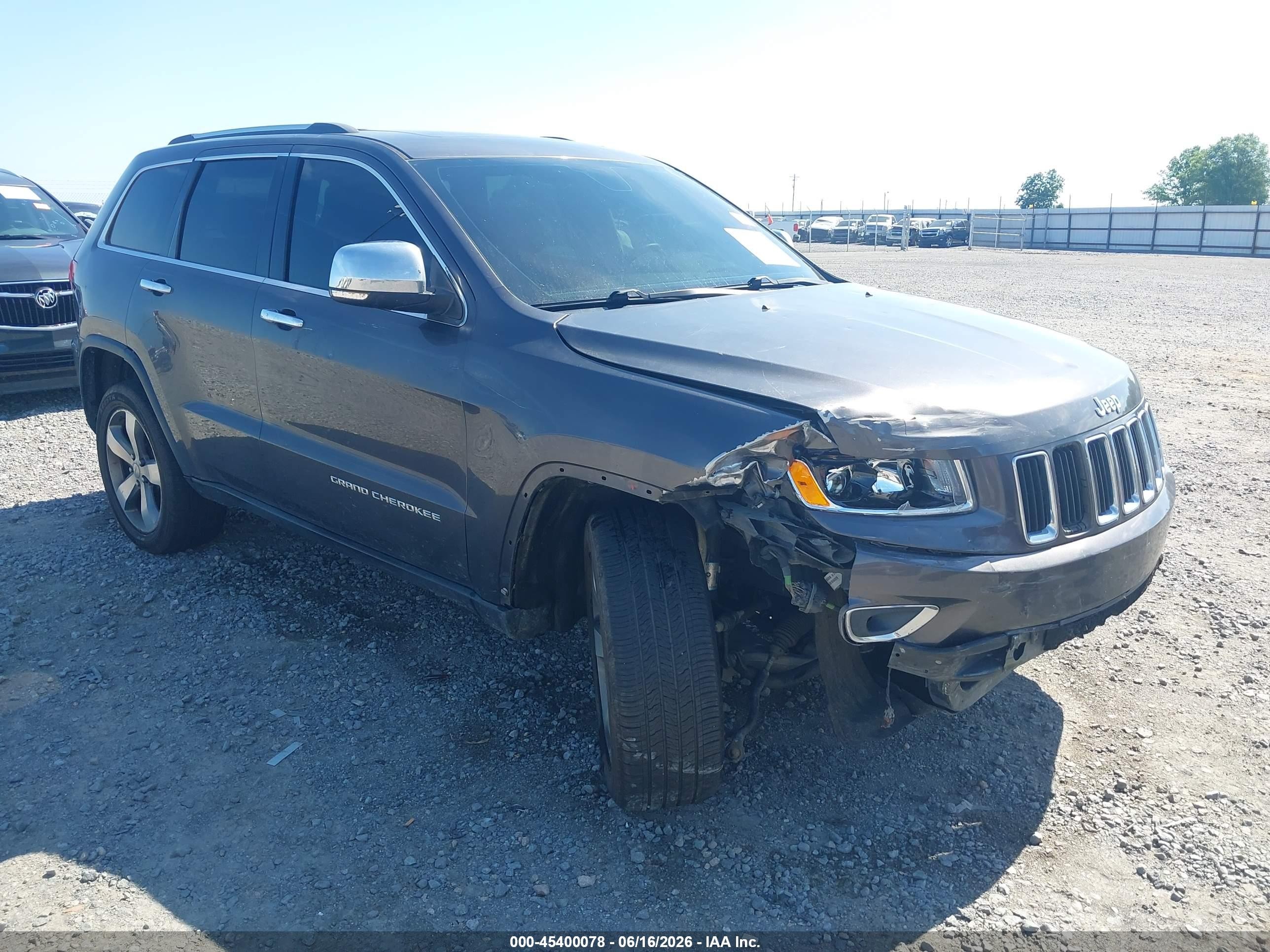 2016 Jeep Grand Cherokee Limited, VIN 1C4RJFBG3GC421480 — Front end