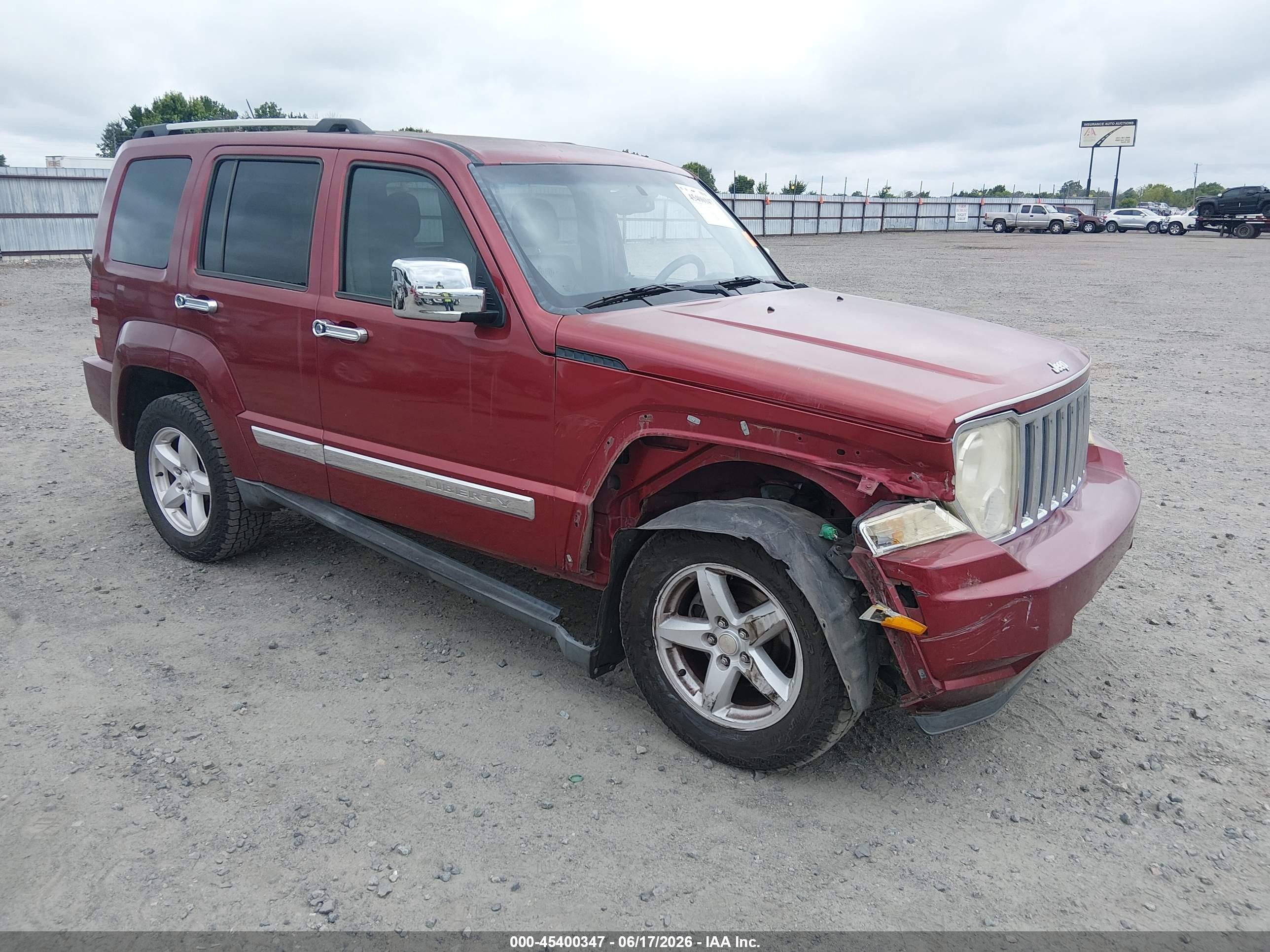 2012 Jeep Liberty Limited, VIN 1C4PJLCK3CW121018 — Перед