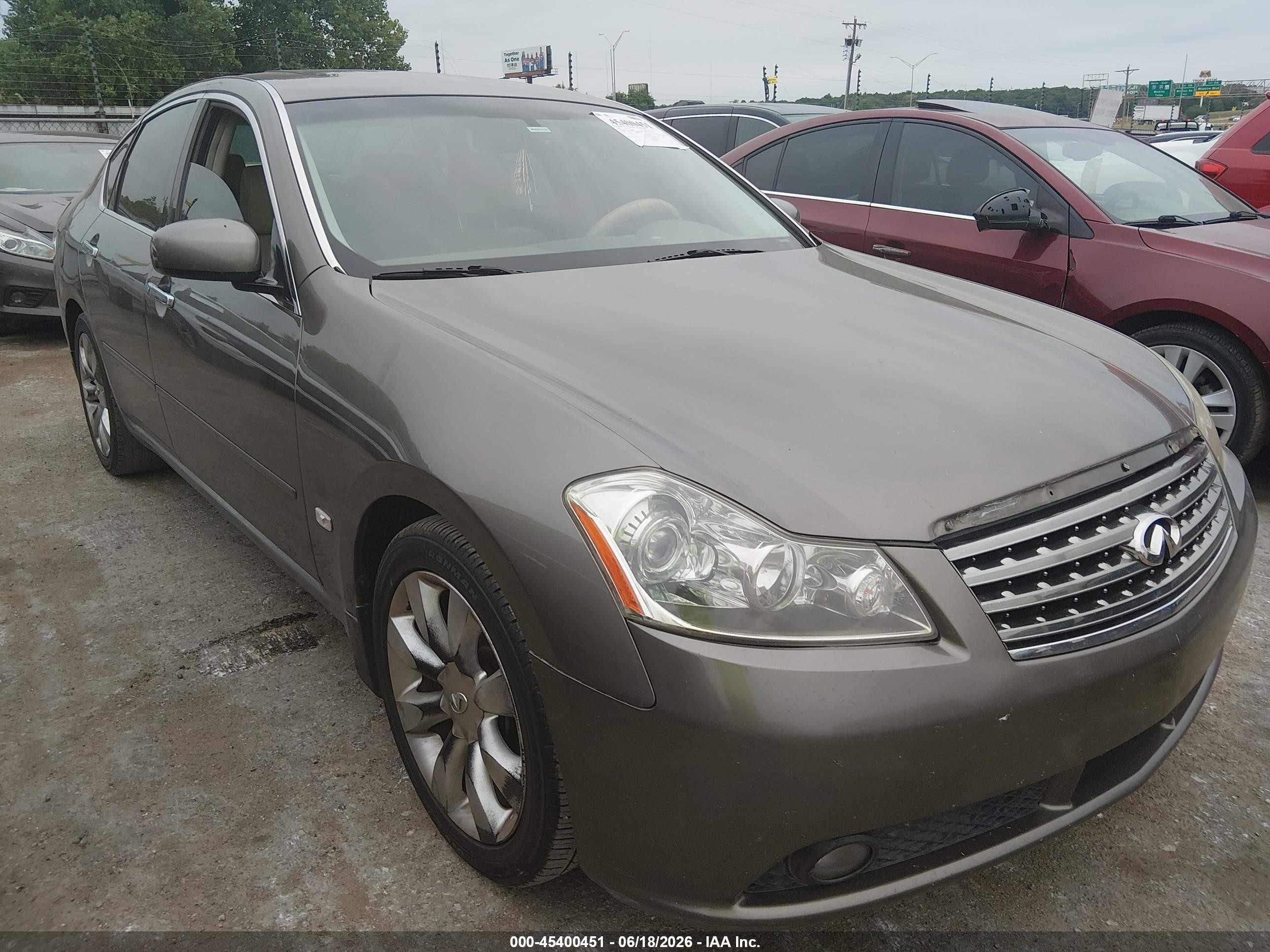 2007 Infiniti M Sport, VIN JNKAY01E37M306831 — Rear end