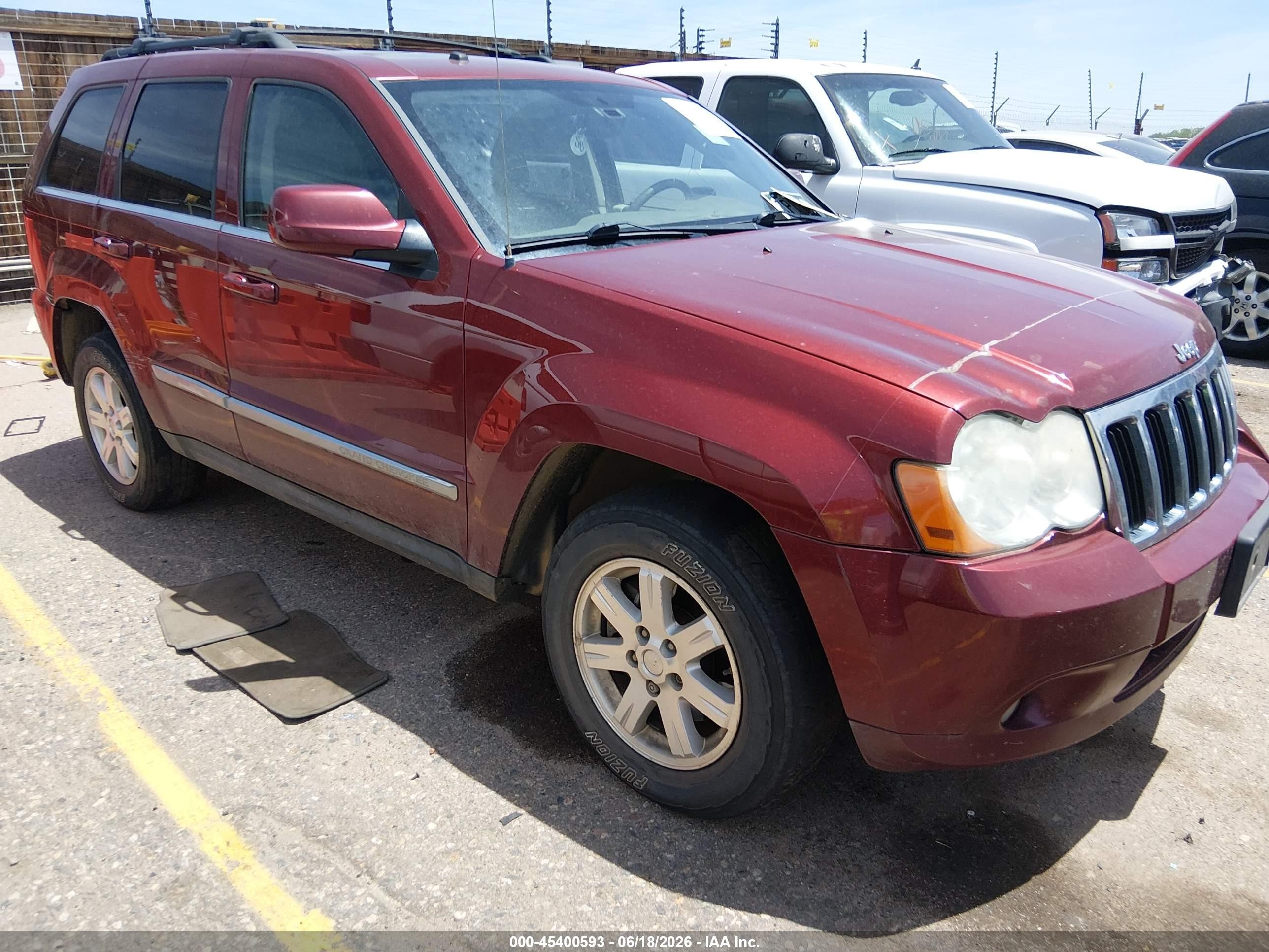 2009 Jeep Grand Cherokee Limited, VIN 1J8HR58T39C520413 — Theft recovery