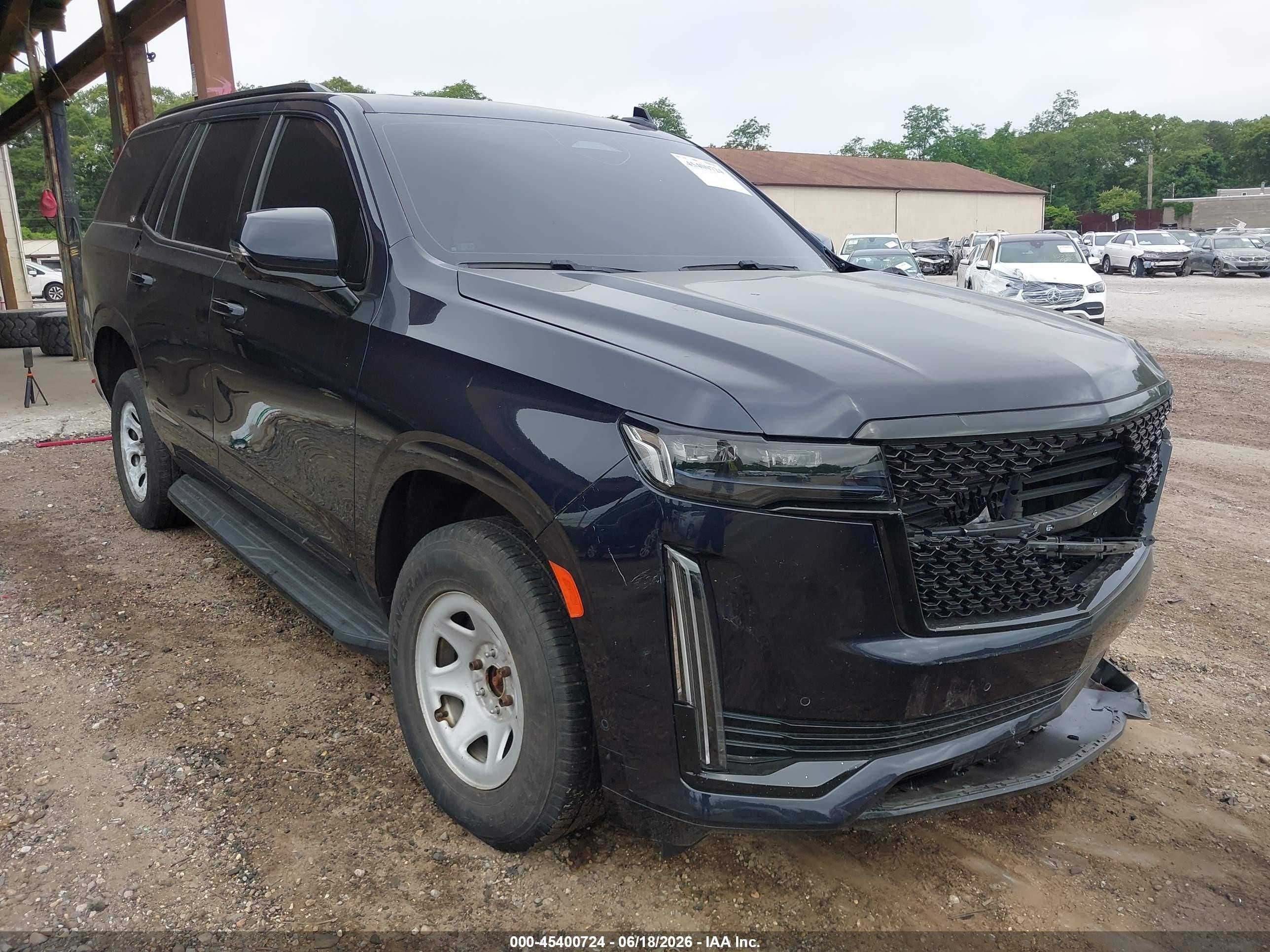 2021 Cadillac Escalade Sport, VIN 1GYS4EKL0MR198365 — Front end