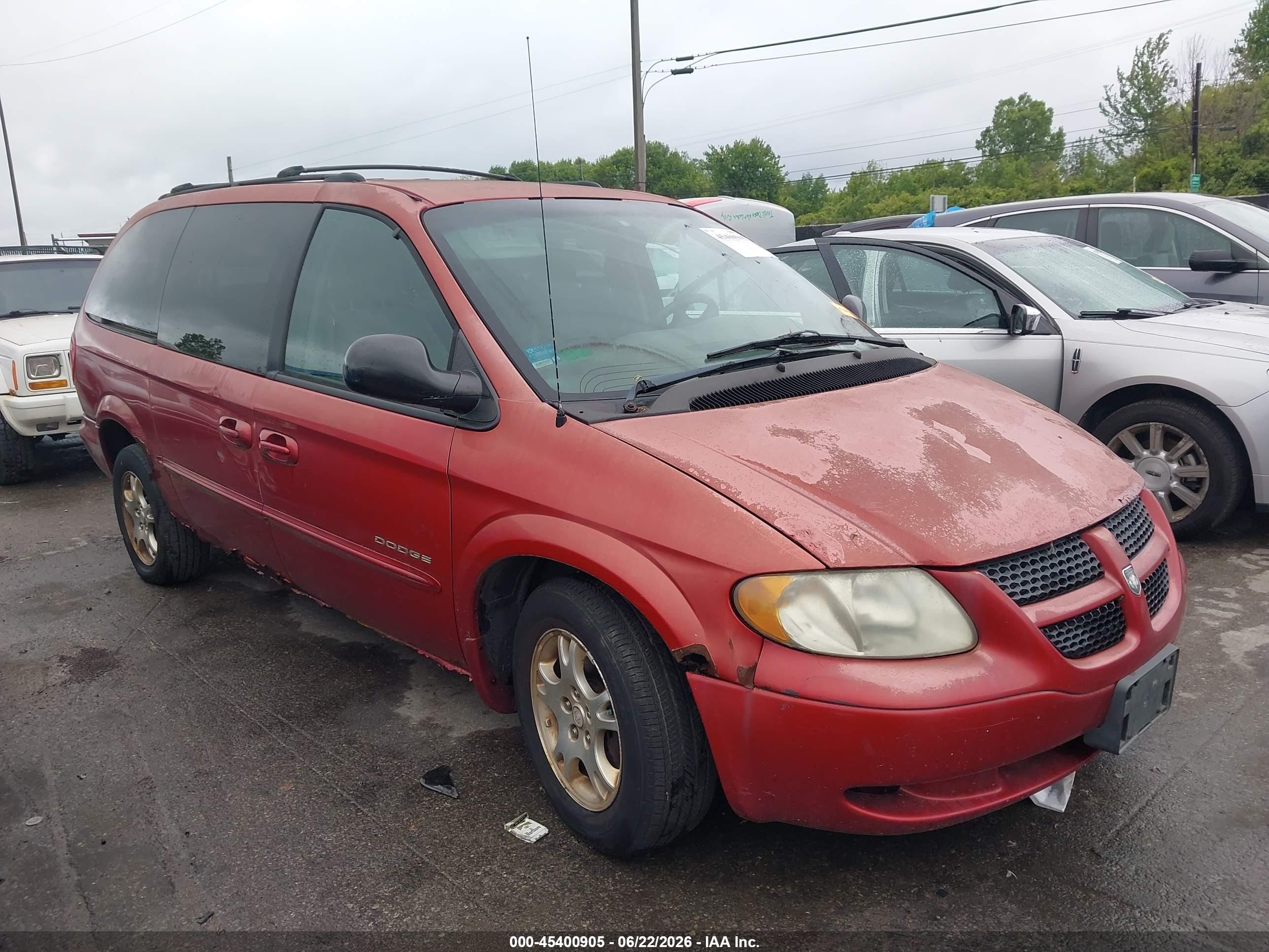 2001 Dodge Caravan EX, VIN 2B4GP74L91R348357 — Обычный износ