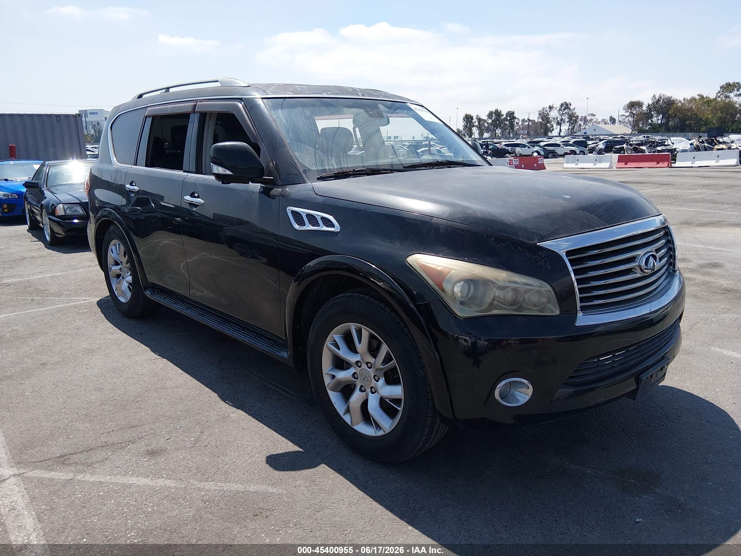 2011 Infiniti QX56 8-passenger, VIN JN8AZ2NC6B9300668 — Undercarriage