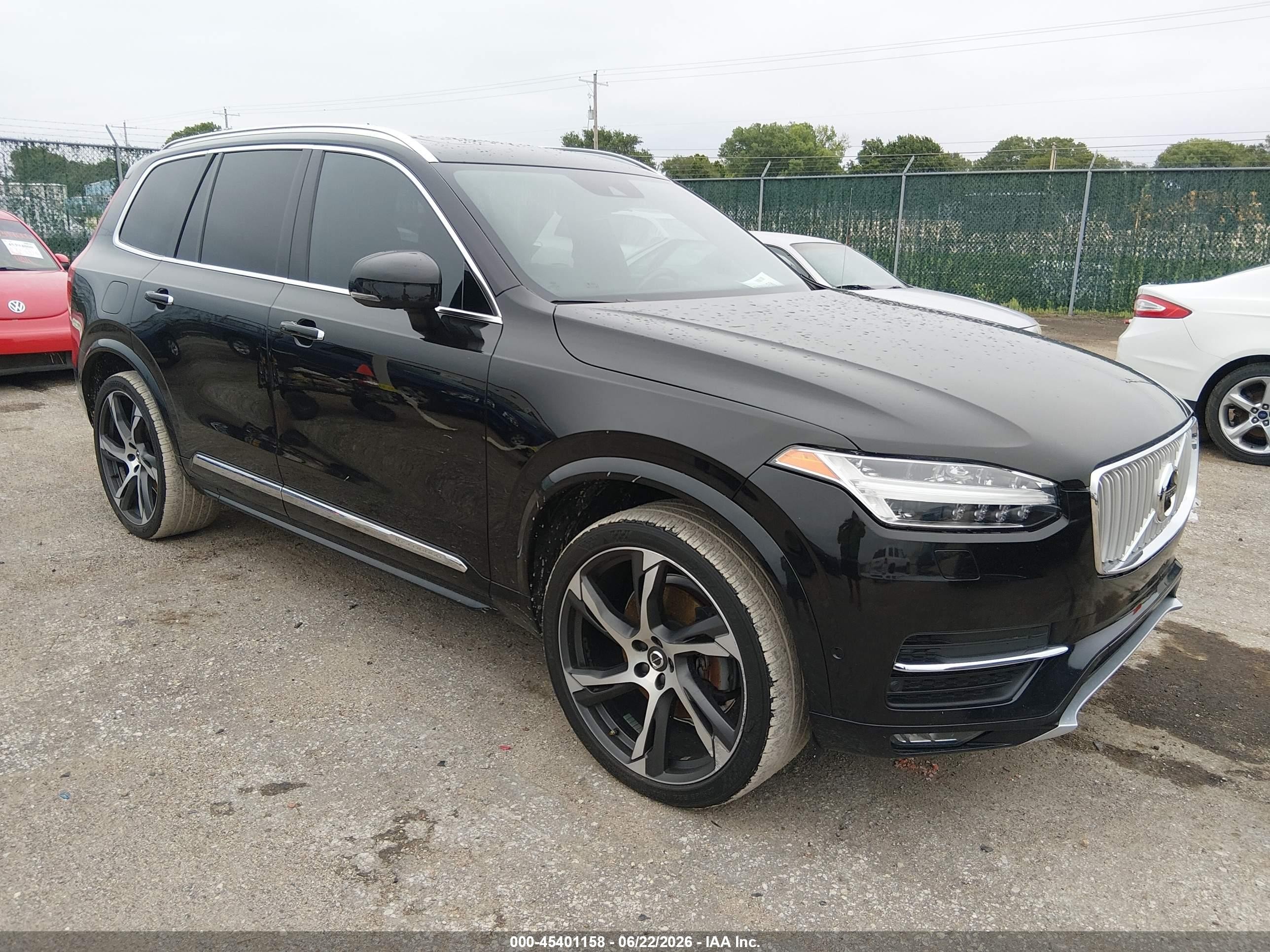 2018 Volvo XC90 Inscription, VIN YV4A22PL9J1370043 — Hail