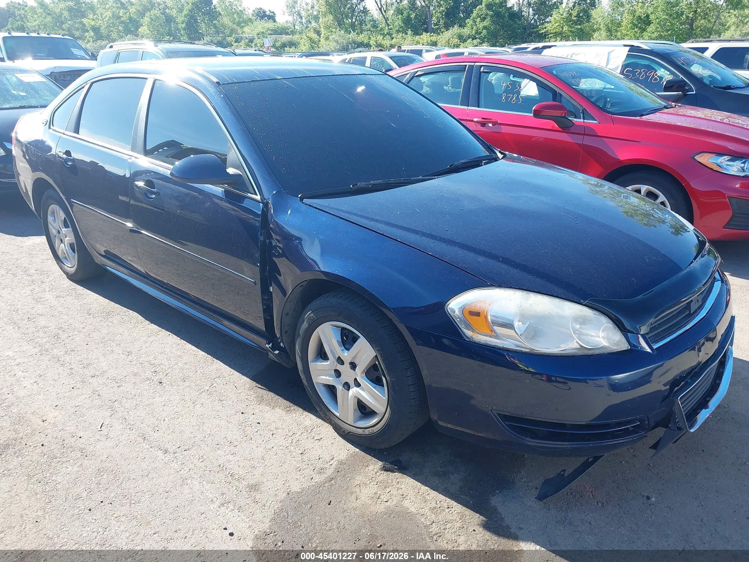 2009 Chevrolet Impala LS, VIN 2G1WB57K391253977 — Front end