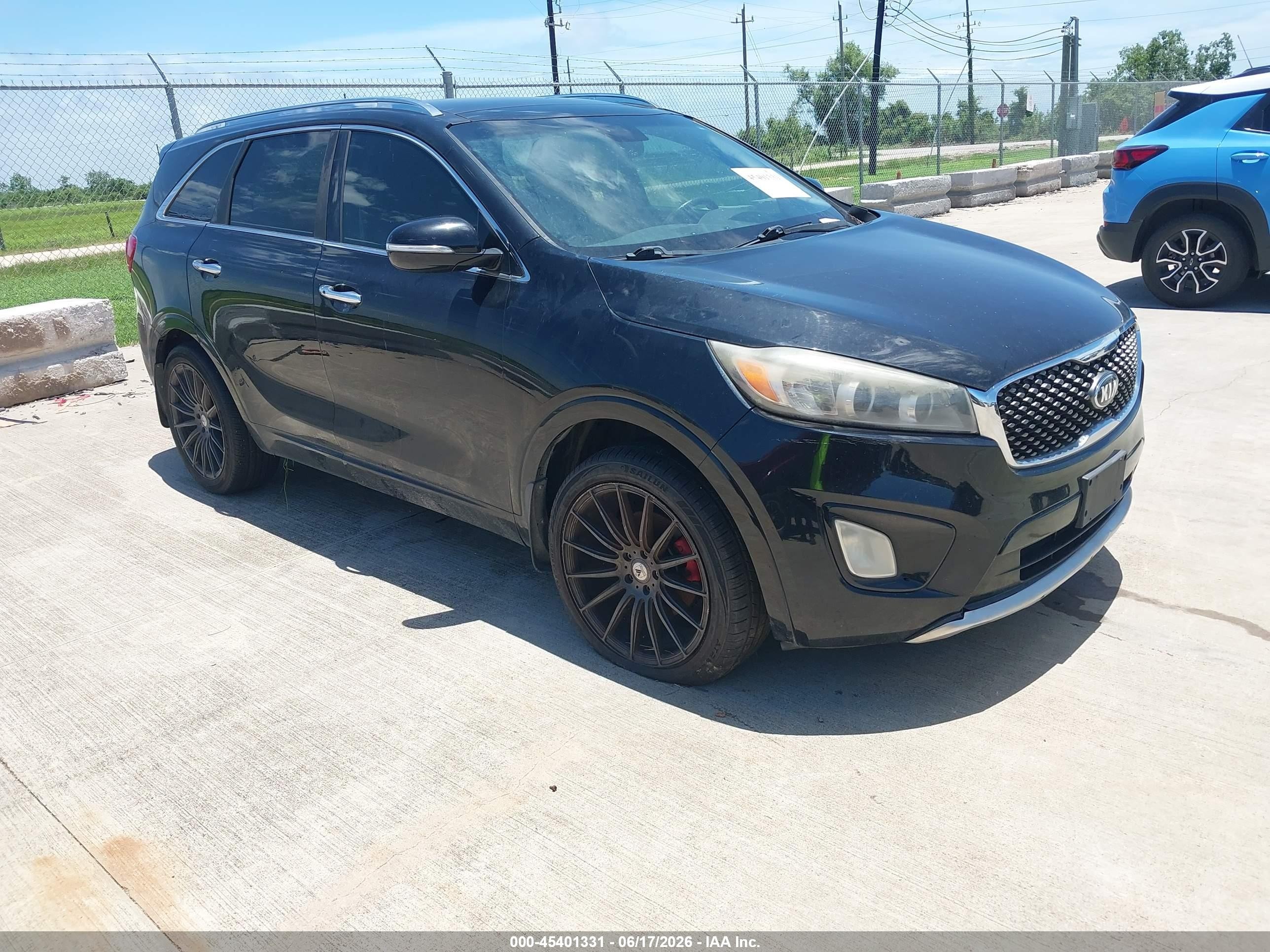 2016 Kia Sorento SX, VIN 5XYPK4A57GG110073 — Repossession